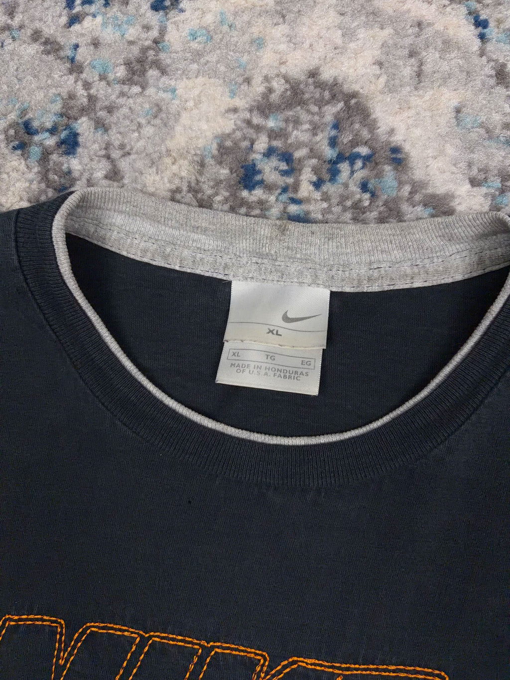Vintage Nike Air Embroidered Spellout Logo Long Sleeve T-Shirt Size XL