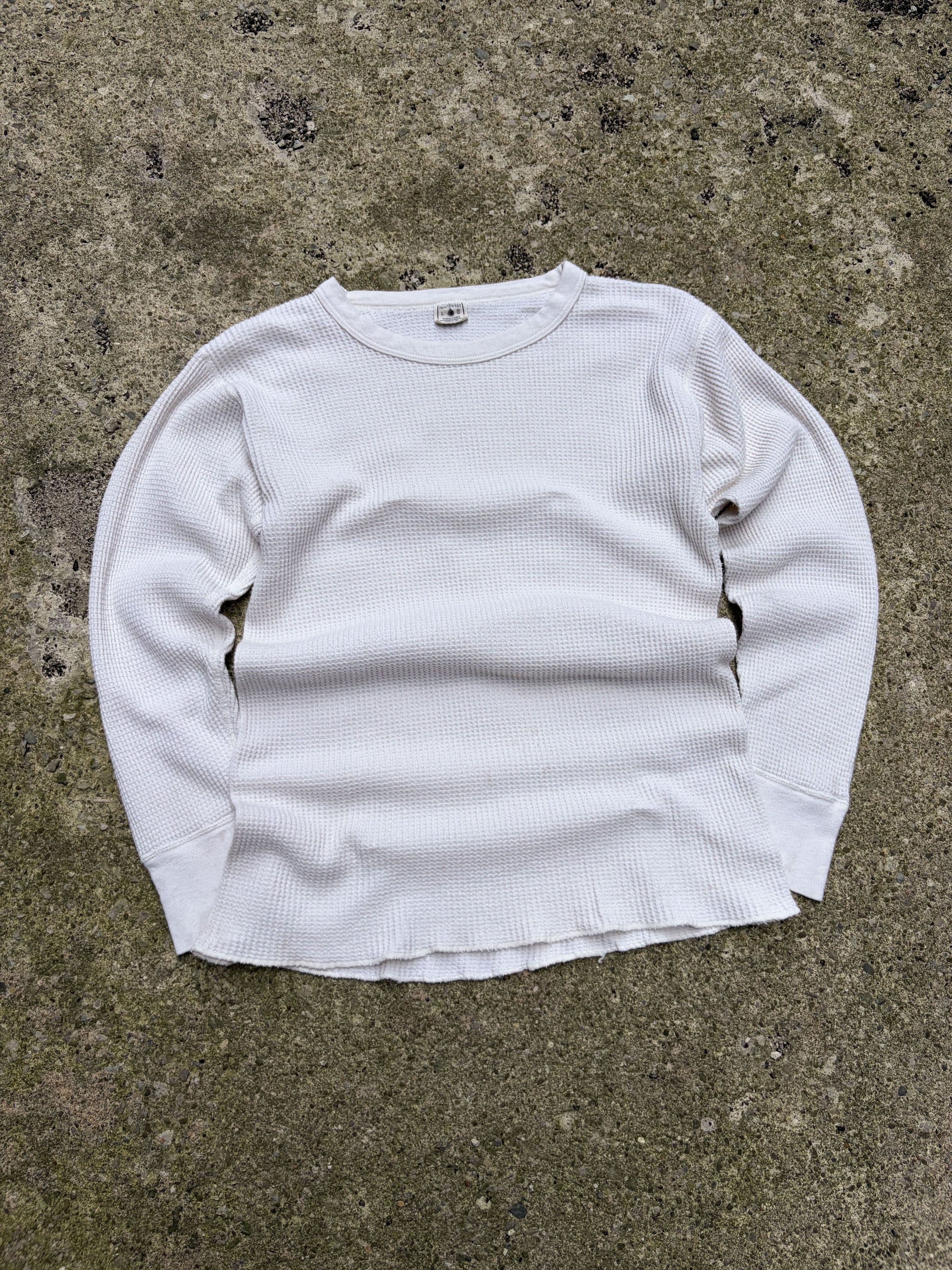Vintage Northwest Territory Long Sleeve Blank Thermal T-Shirt Size Large