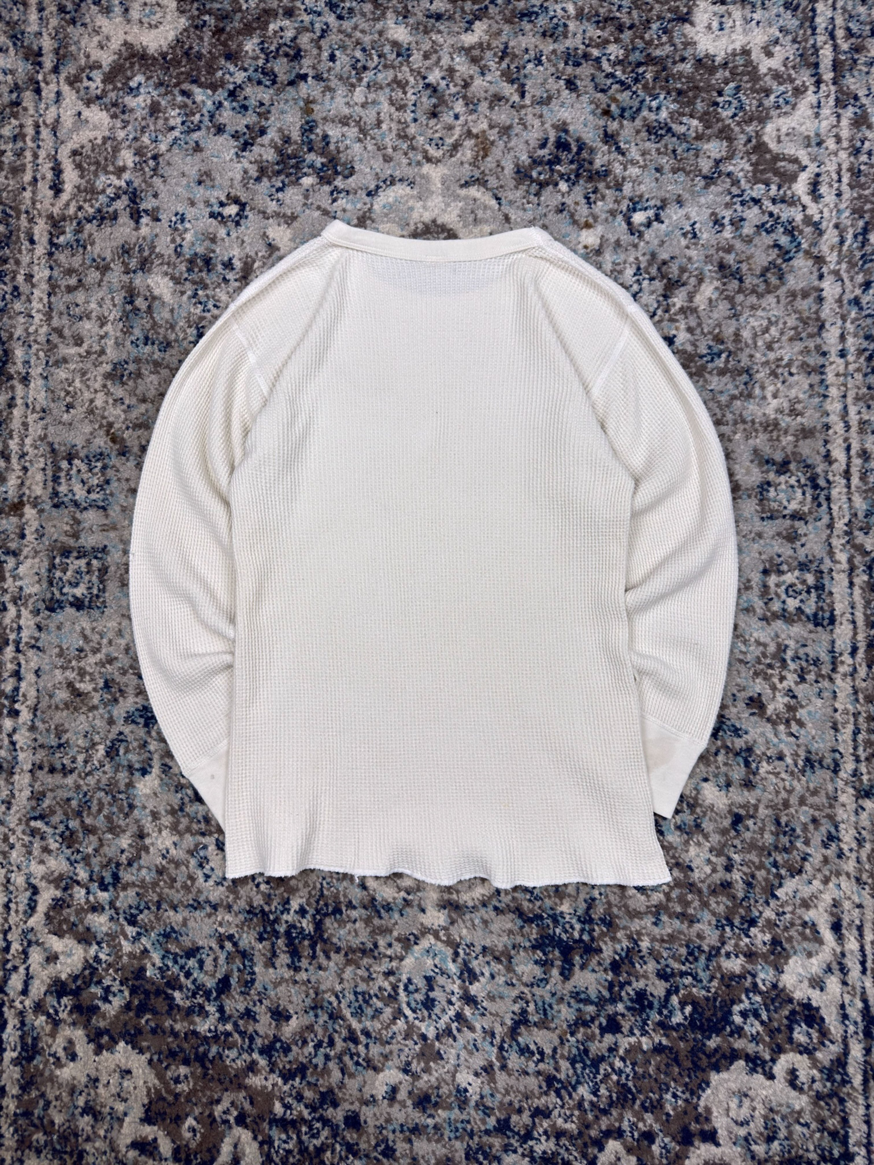 Vintage Northwest Territory Long Sleeve Blank Thermal T-Shirt Size Large