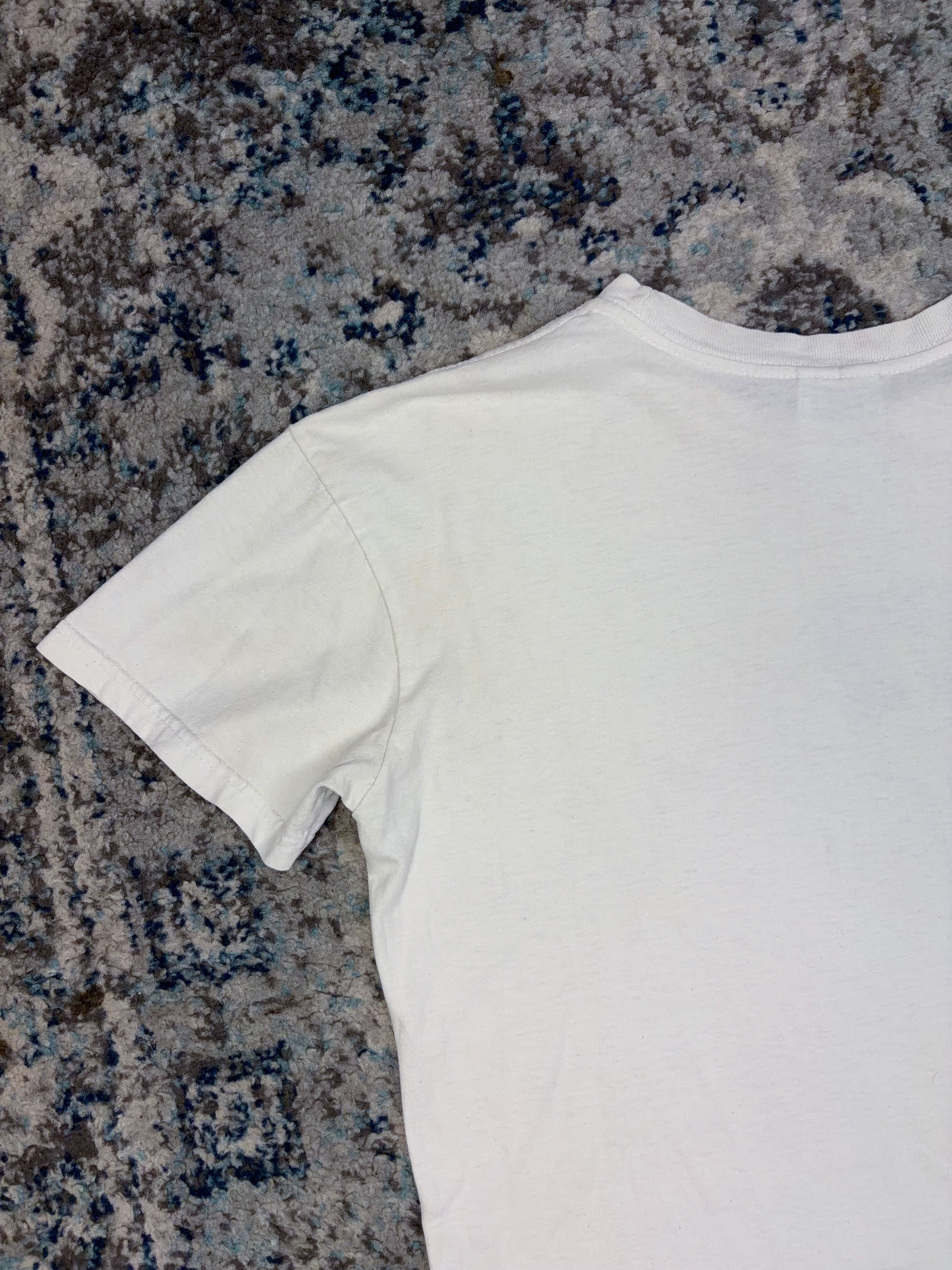 Vintage Y2K Nike N Bubble Logo Graphic T-Shirt Size YOUTH cLarge