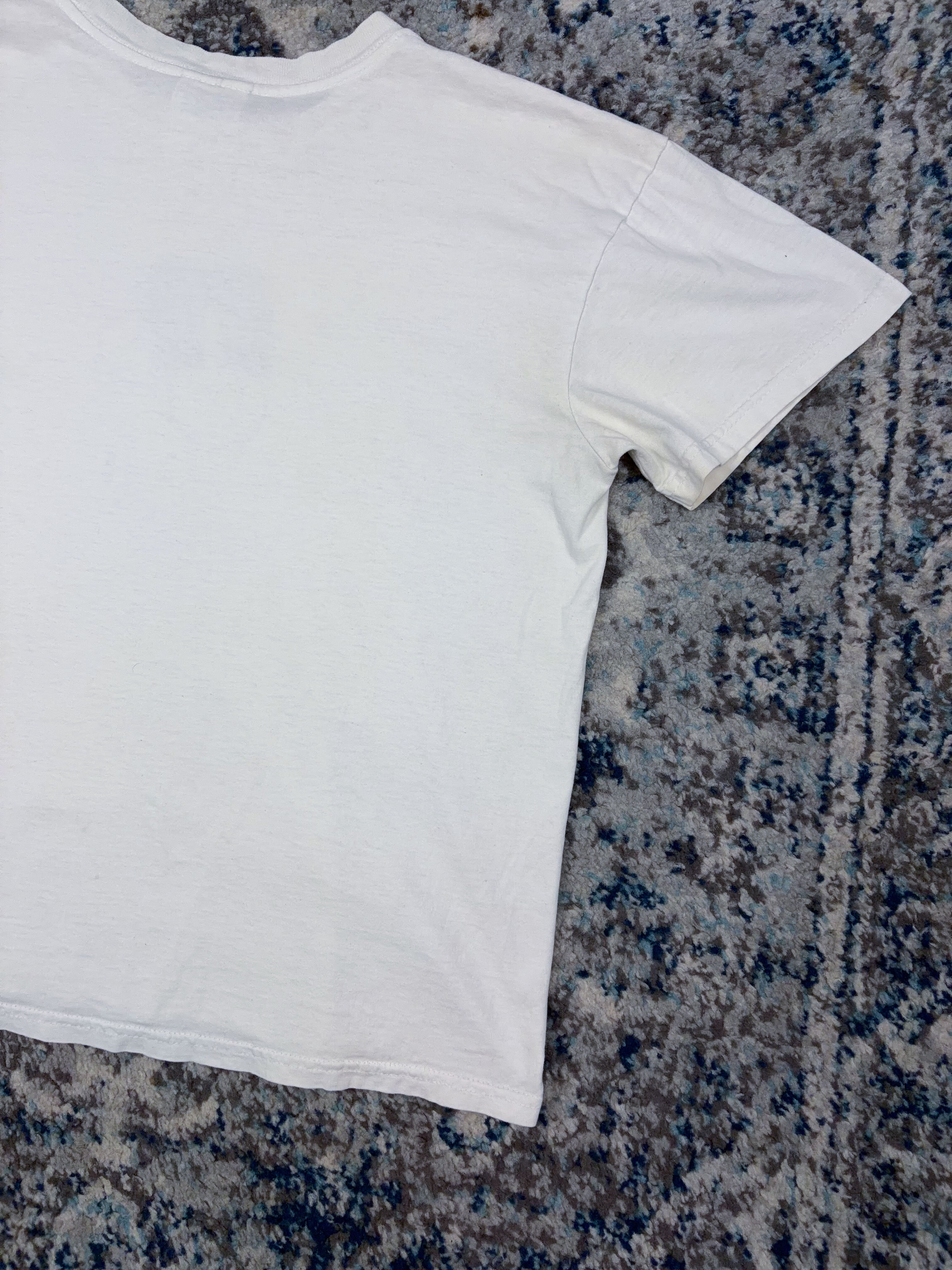Vintage Y2K Nike N Bubble Logo Graphic T-Shirt Size YOUTH cLarge
