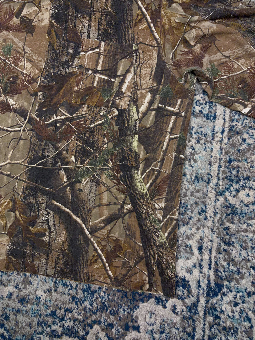 Vintage Liberty Realtree Camo Long Sleeve Hunting T-Shirt Size 2XL