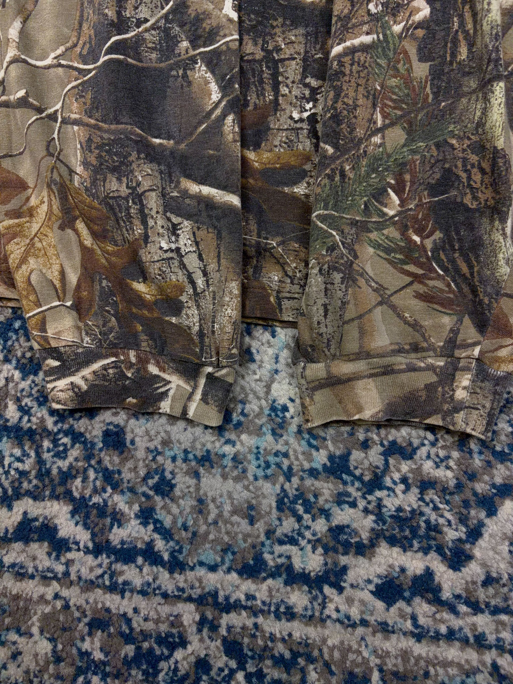 Vintage Liberty Realtree Camo Long Sleeve Hunting T-Shirt Size 2XL