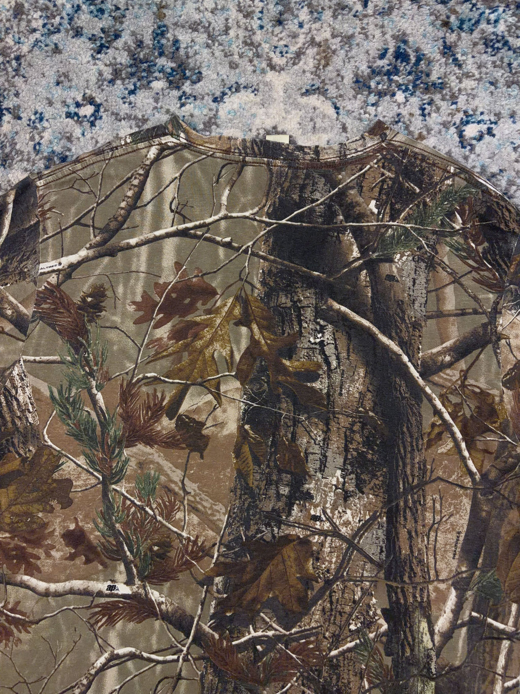 Vintage Liberty Realtree Camo Long Sleeve Hunting T-Shirt Size 2XL