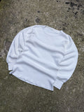 Vintage 80s/90s Heat-Lok White Long Sleeve Thermal T-Shirt Size Large