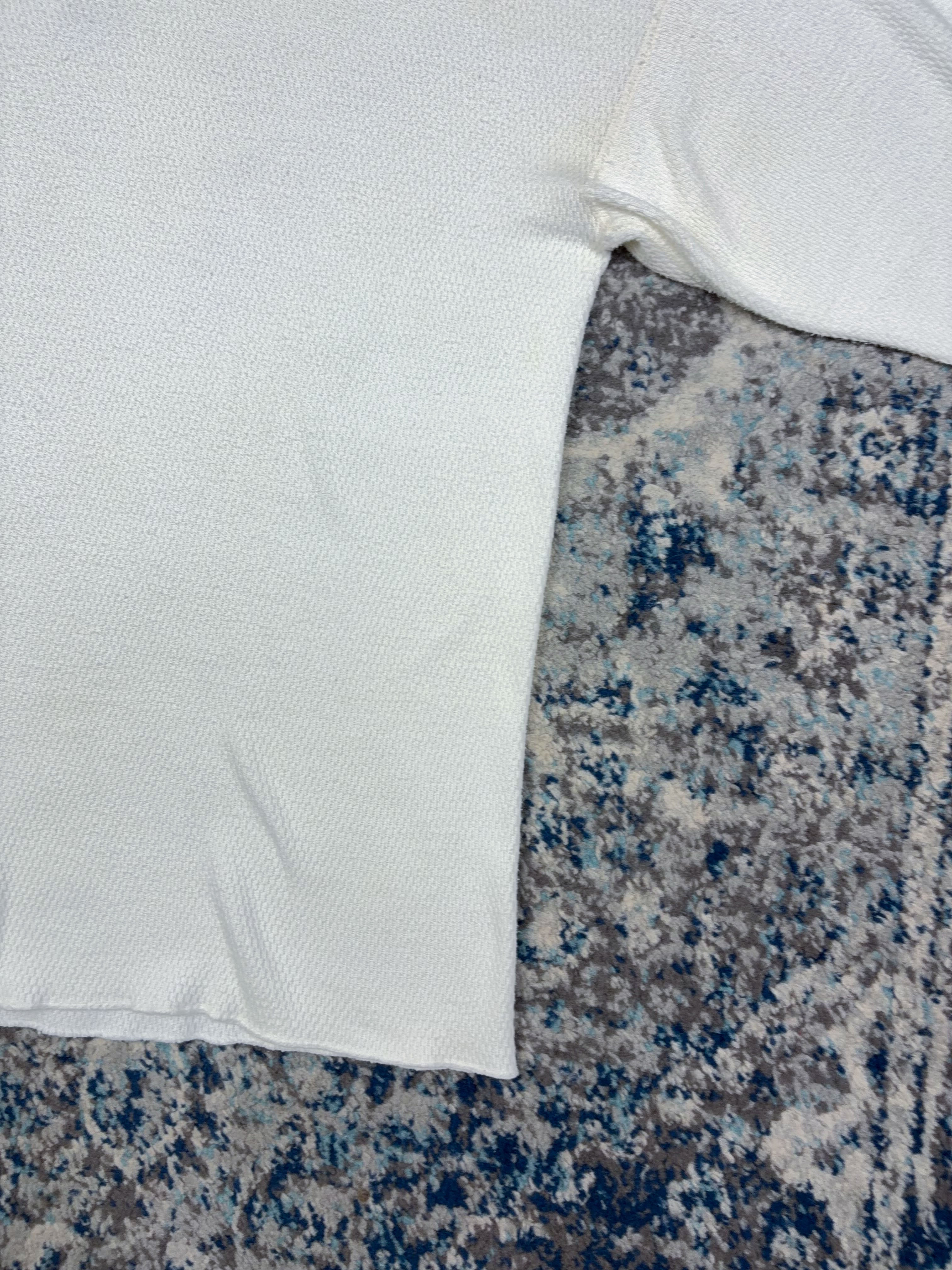 Vintage 80s/90s Heat-Lok White Long Sleeve Thermal T-Shirt Size Large