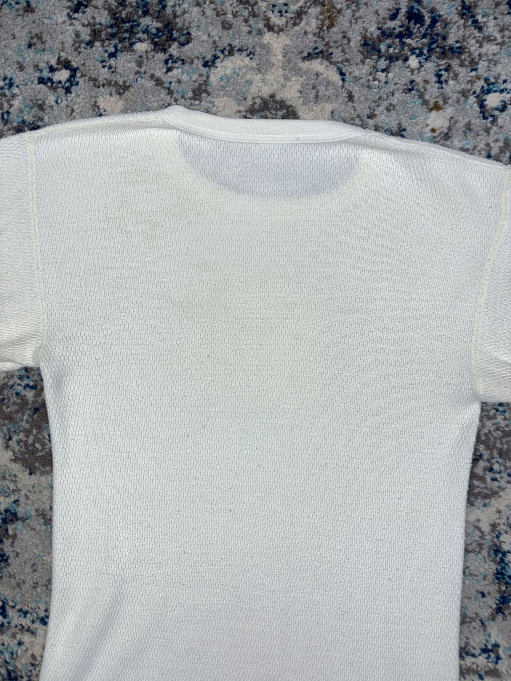 Vintage 80s/90s Heat-Lok White Long Sleeve Thermal T-Shirt Size Large