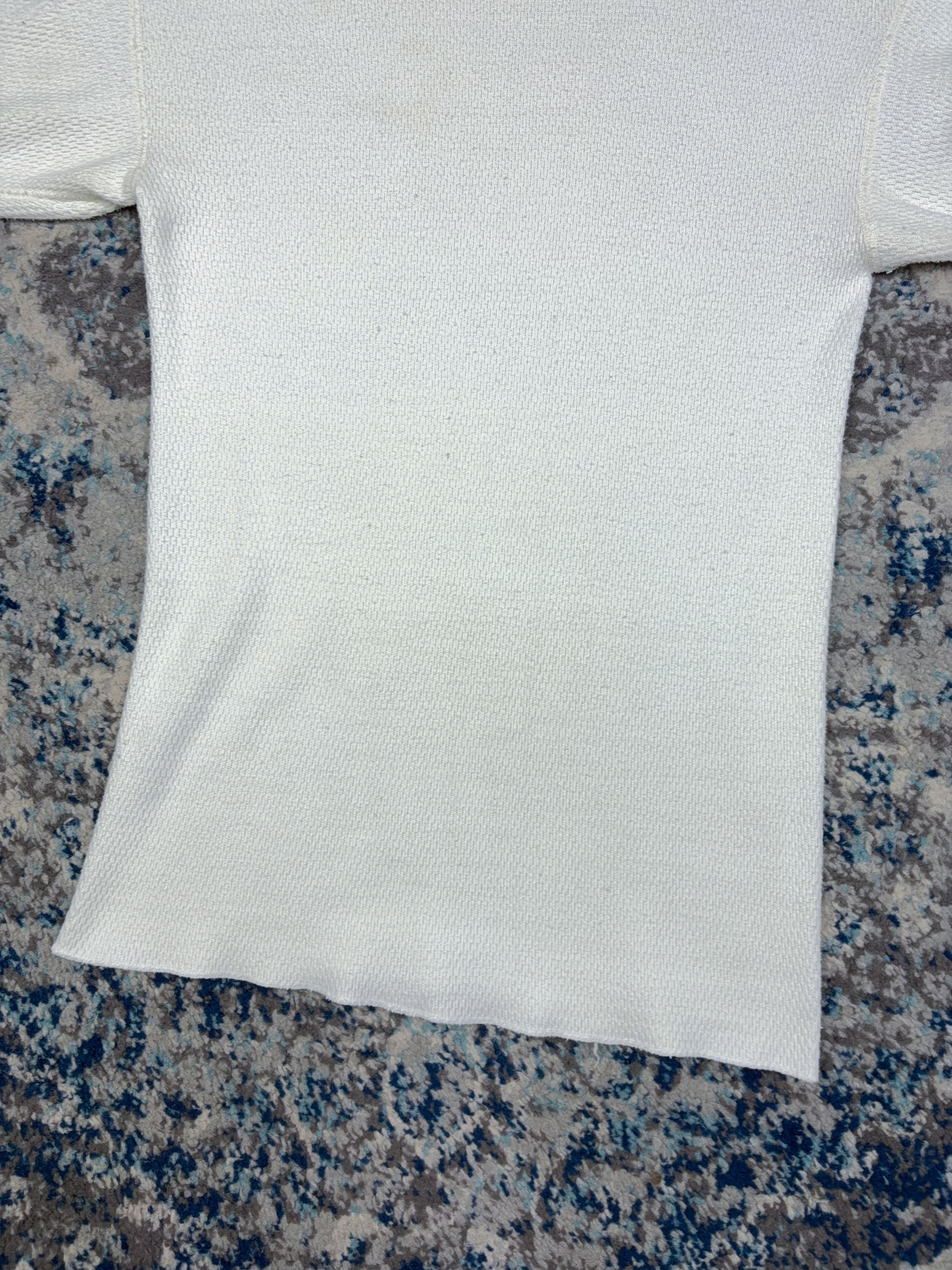 Vintage 80s/90s Heat-Lok White Long Sleeve Thermal T-Shirt Size Large