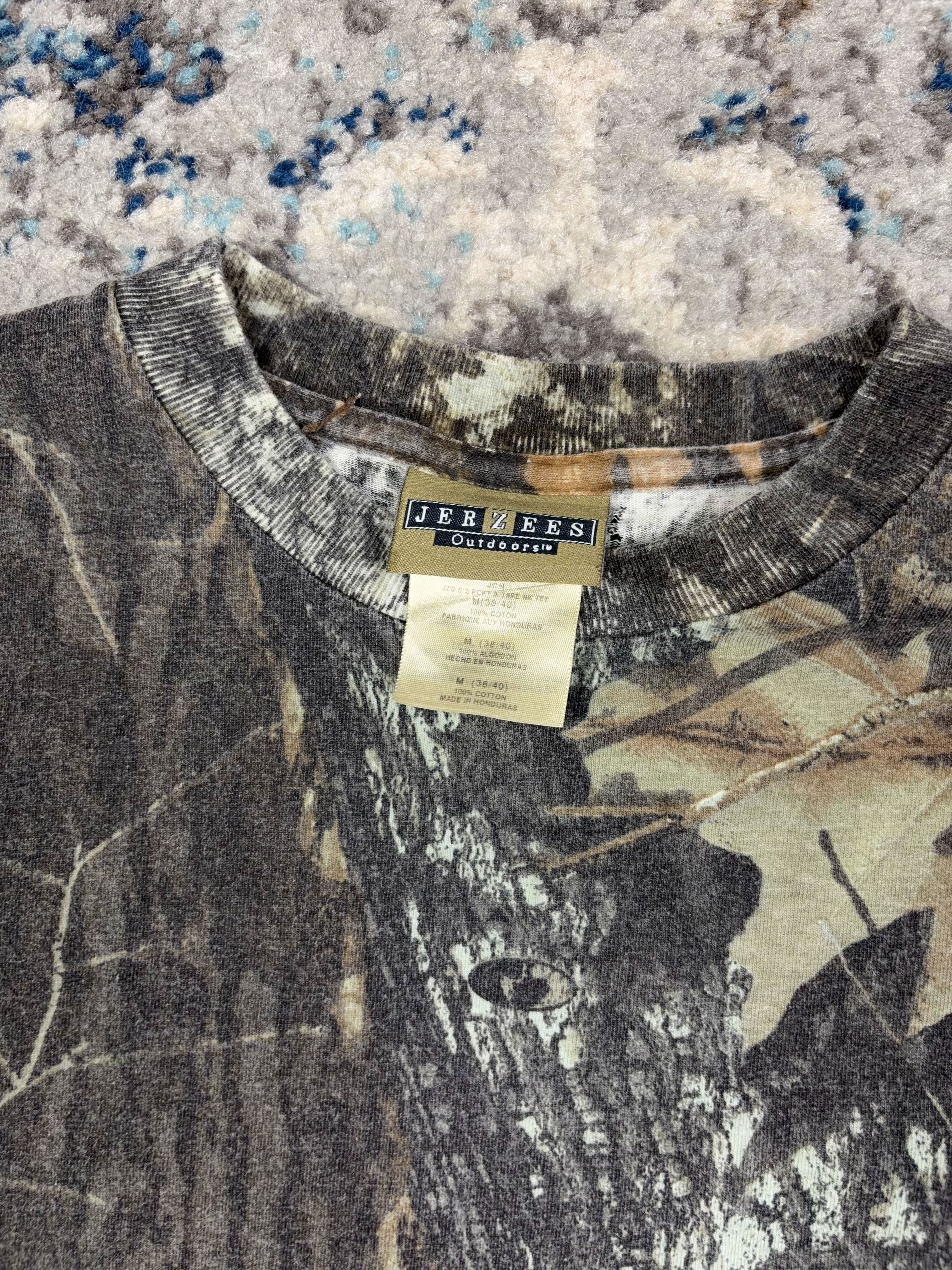 Vintage Jerseys Outdoors Mossy Oak Breakup Camo Hunting T-Shirt Size Medium