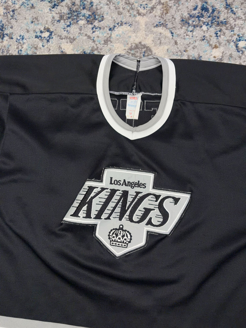 Vintage 90s Wayne Gretzky #99 Los Angeles Kings NHL CCM Maska Jersey Size Large