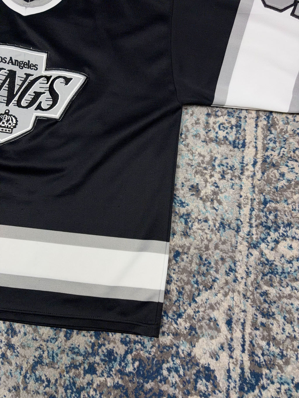 Vintage 90s Wayne Gretzky #99 Los Angeles Kings NHL CCM Maska Jersey Size Large