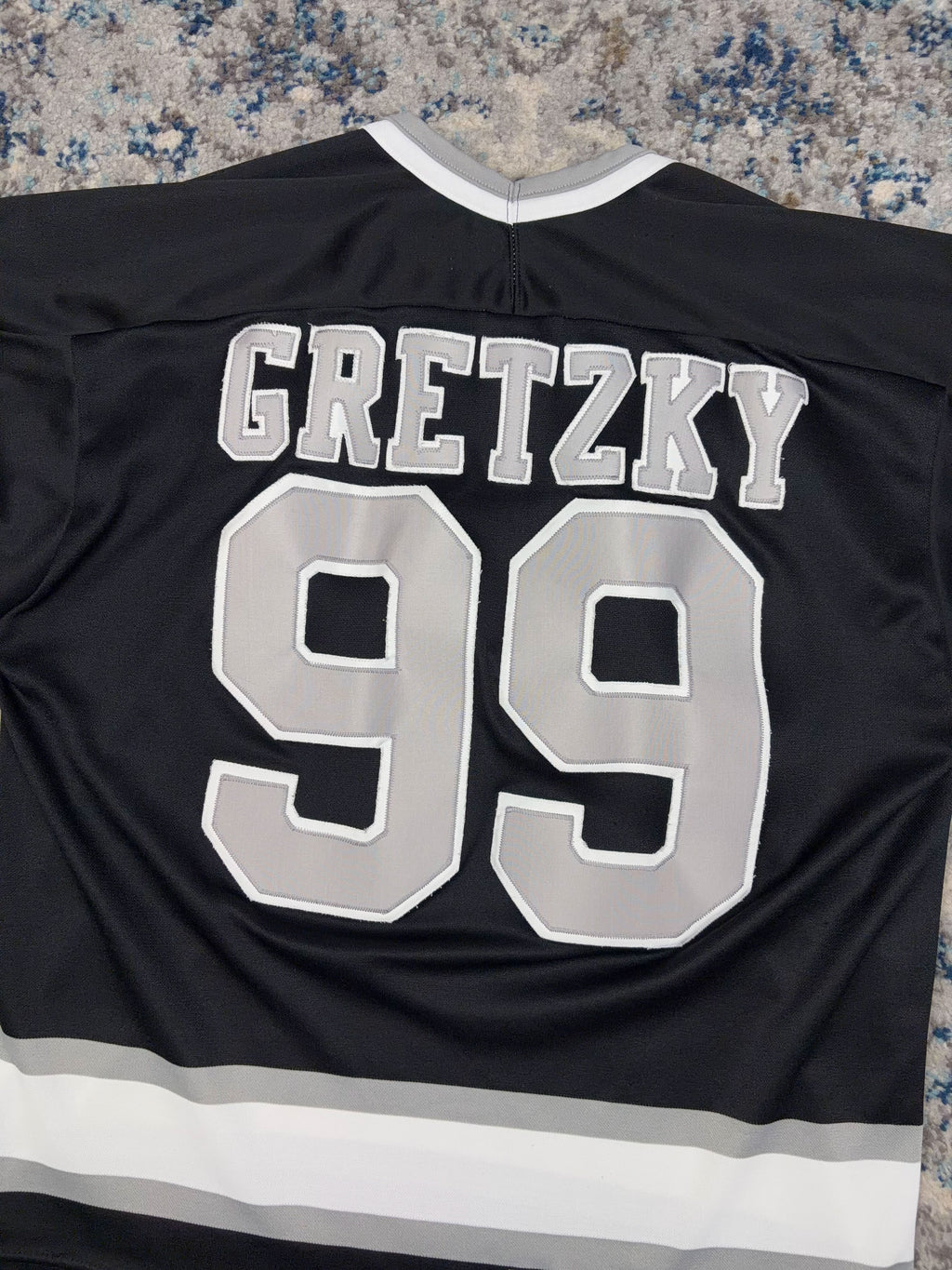 Vintage 90s Wayne Gretzky #99 Los Angeles Kings NHL CCM Maska Jersey Size Large