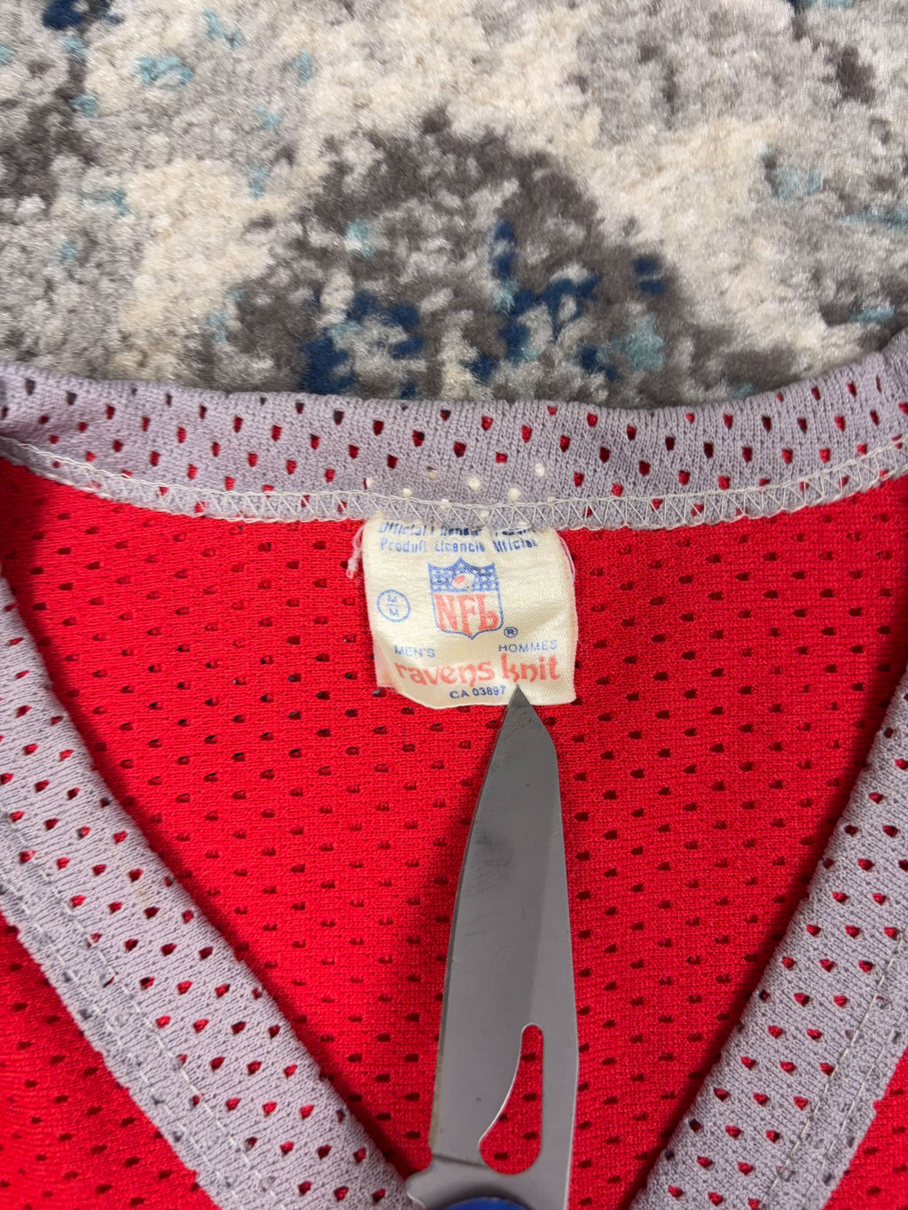 80s/90s Gerald Riggs #42 Atlanta Falcons NFL Cropped Jersey Size Medium