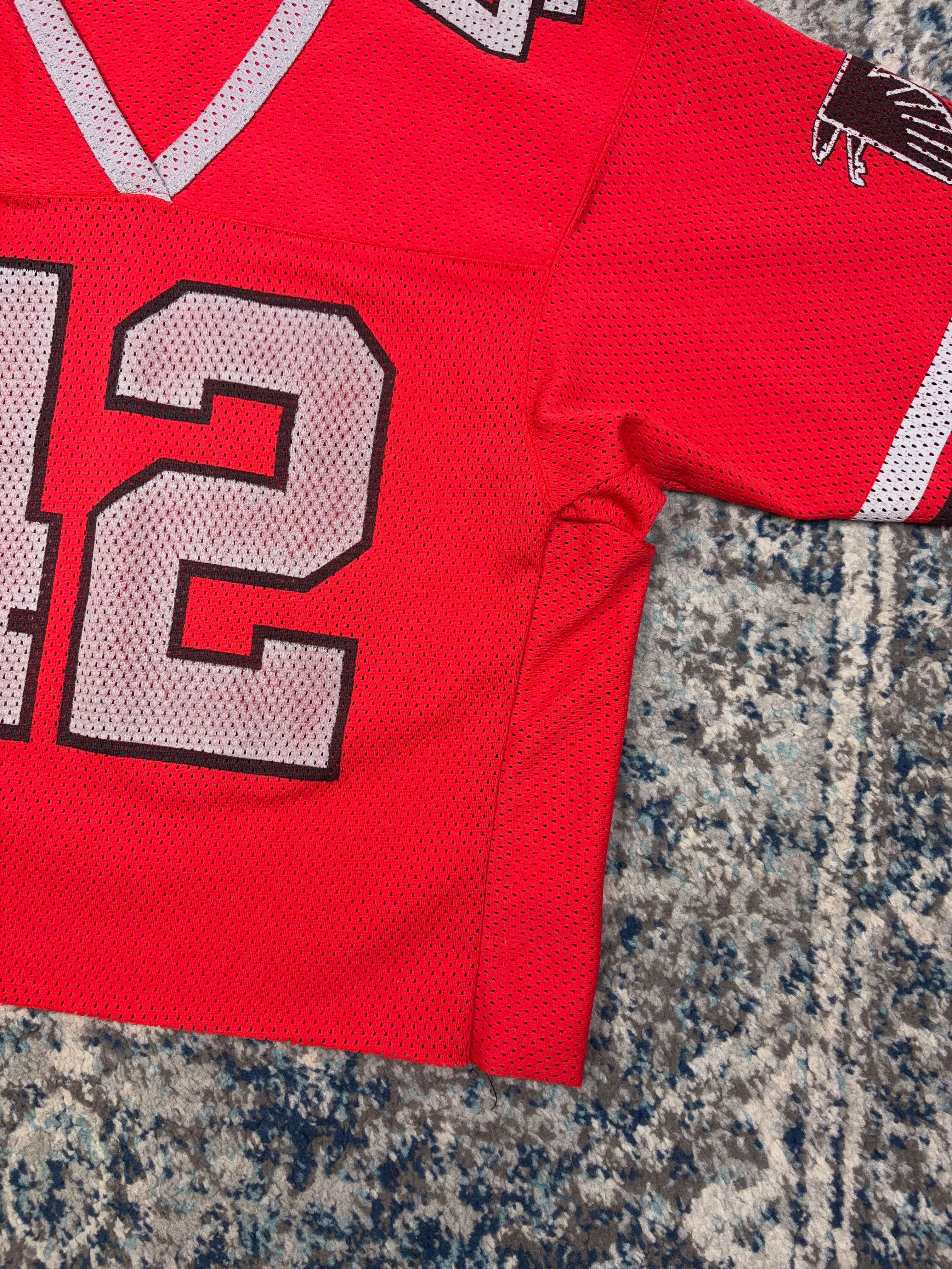 80s/90s Gerald Riggs #42 Atlanta Falcons NFL Cropped Jersey Size Medium