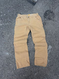 Vintage Womens Carhartt Original Fit Canvas Workwear Carpenter Pants Size 31