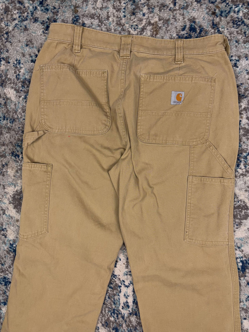 Vintage Womens Carhartt Original Fit Canvas Workwear Carpenter Pants Size 31