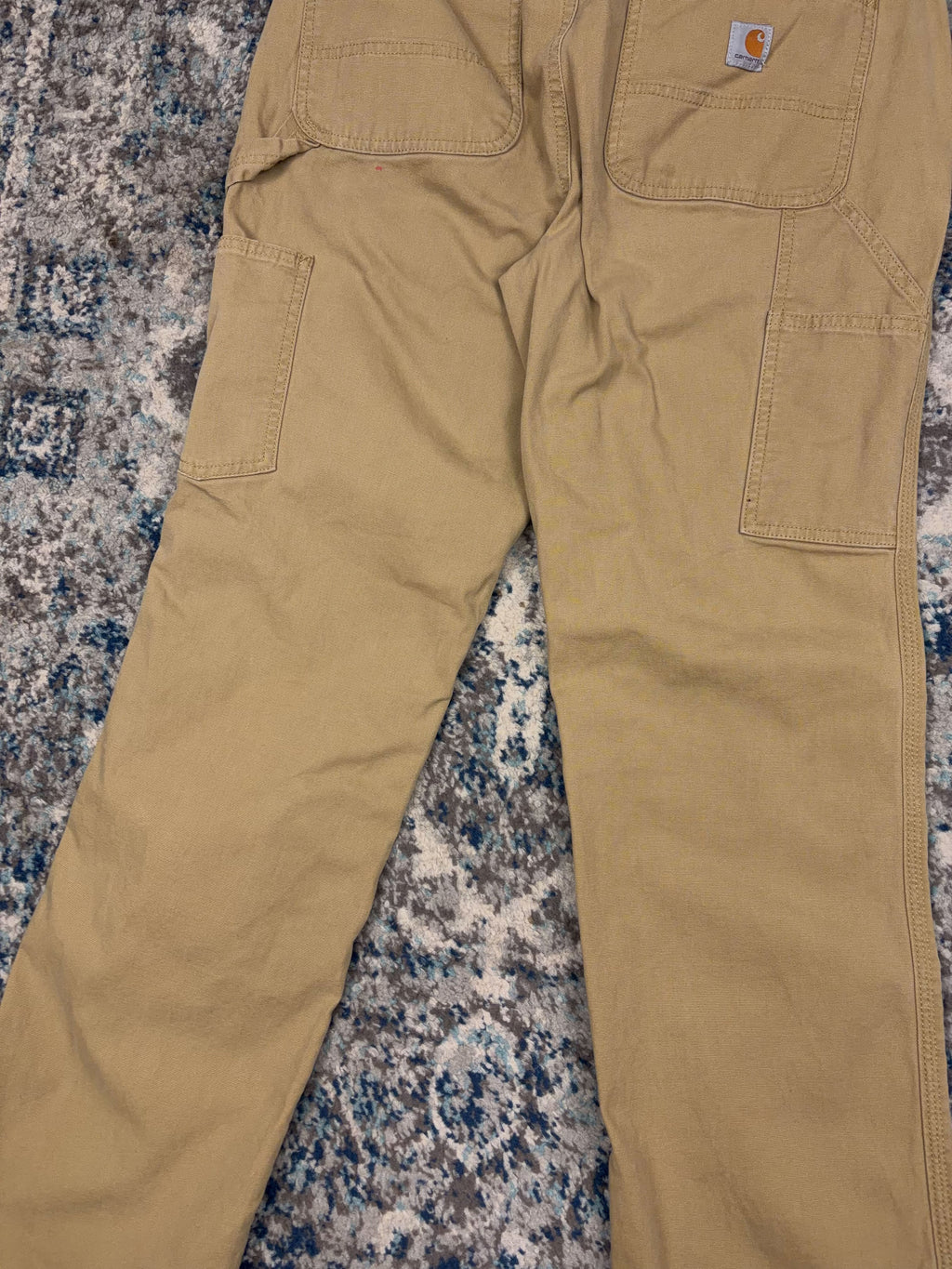 Vintage Womens Carhartt Original Fit Canvas Workwear Carpenter Pants Size 31