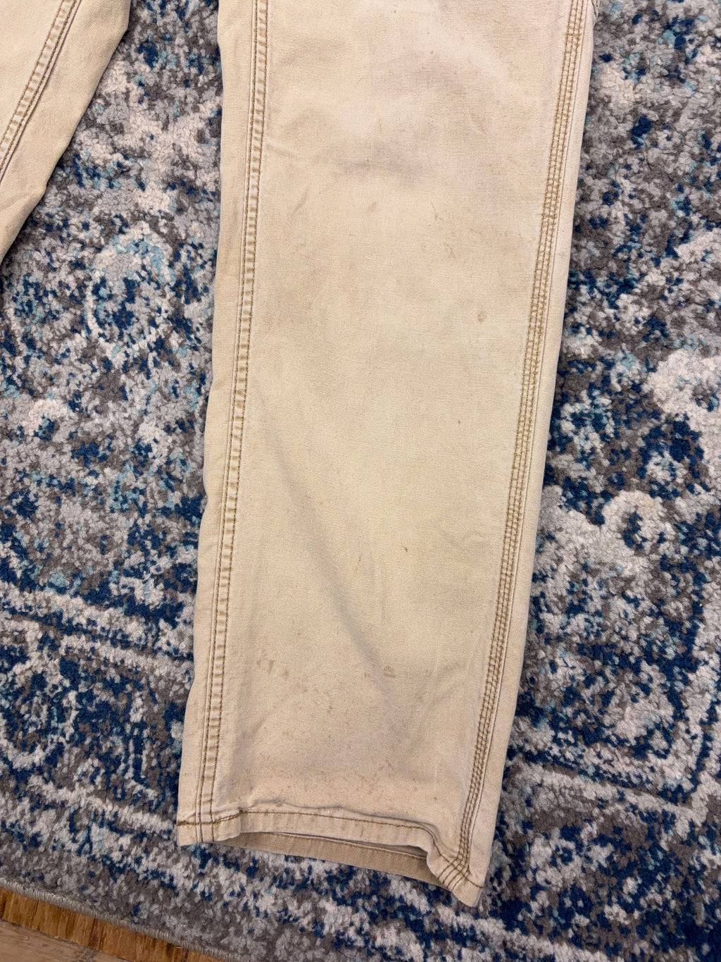 Vintage Womens Carhartt Original Fit Canvas Workwear Carpenter Pants Size 33