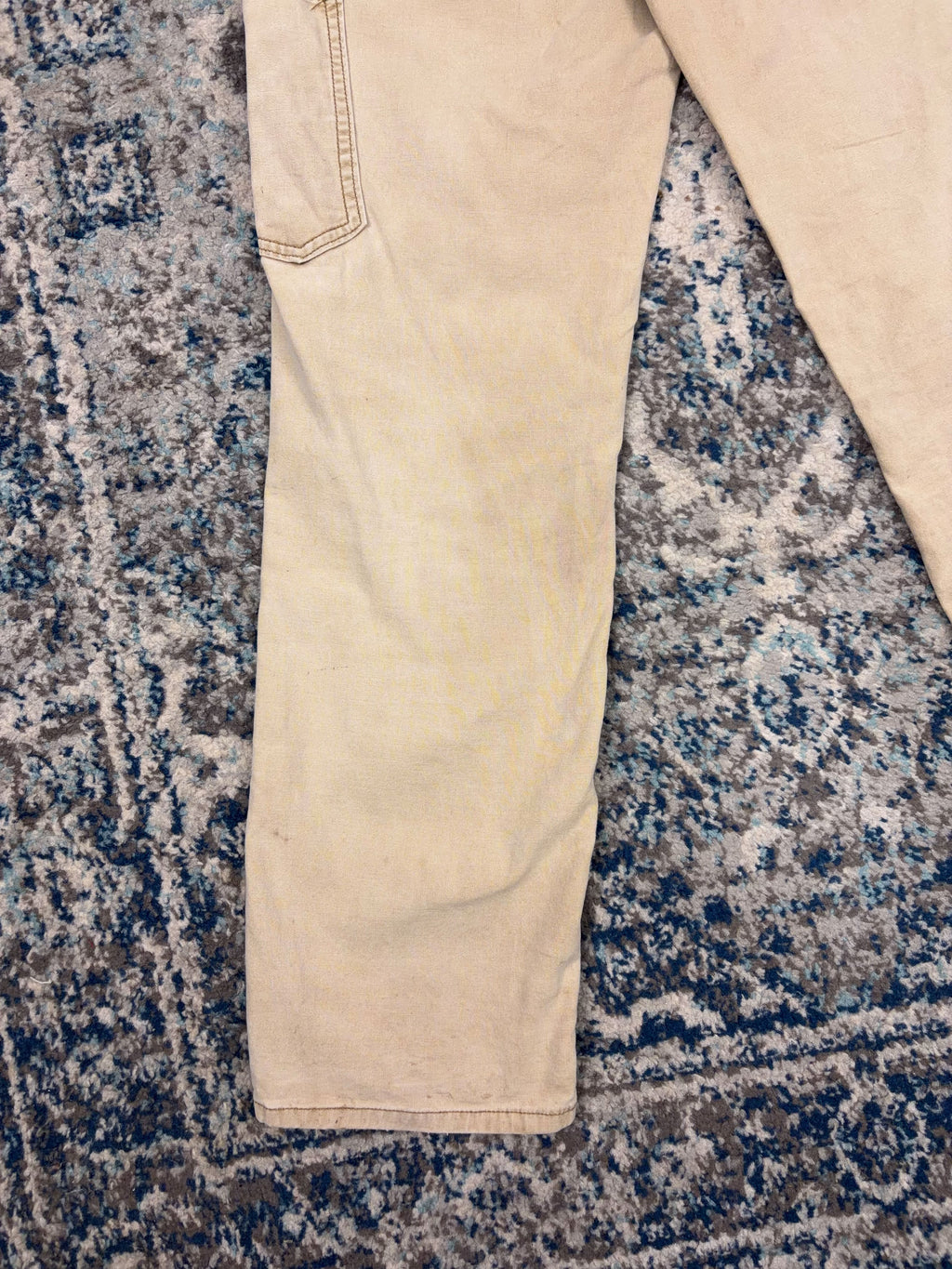 Vintage Womens Carhartt Original Fit Canvas Workwear Carpenter Pants Size 33