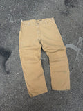 Vintage Carhartt Relaxed Fit Canvas Workwear Five Pocket Pants Size 36