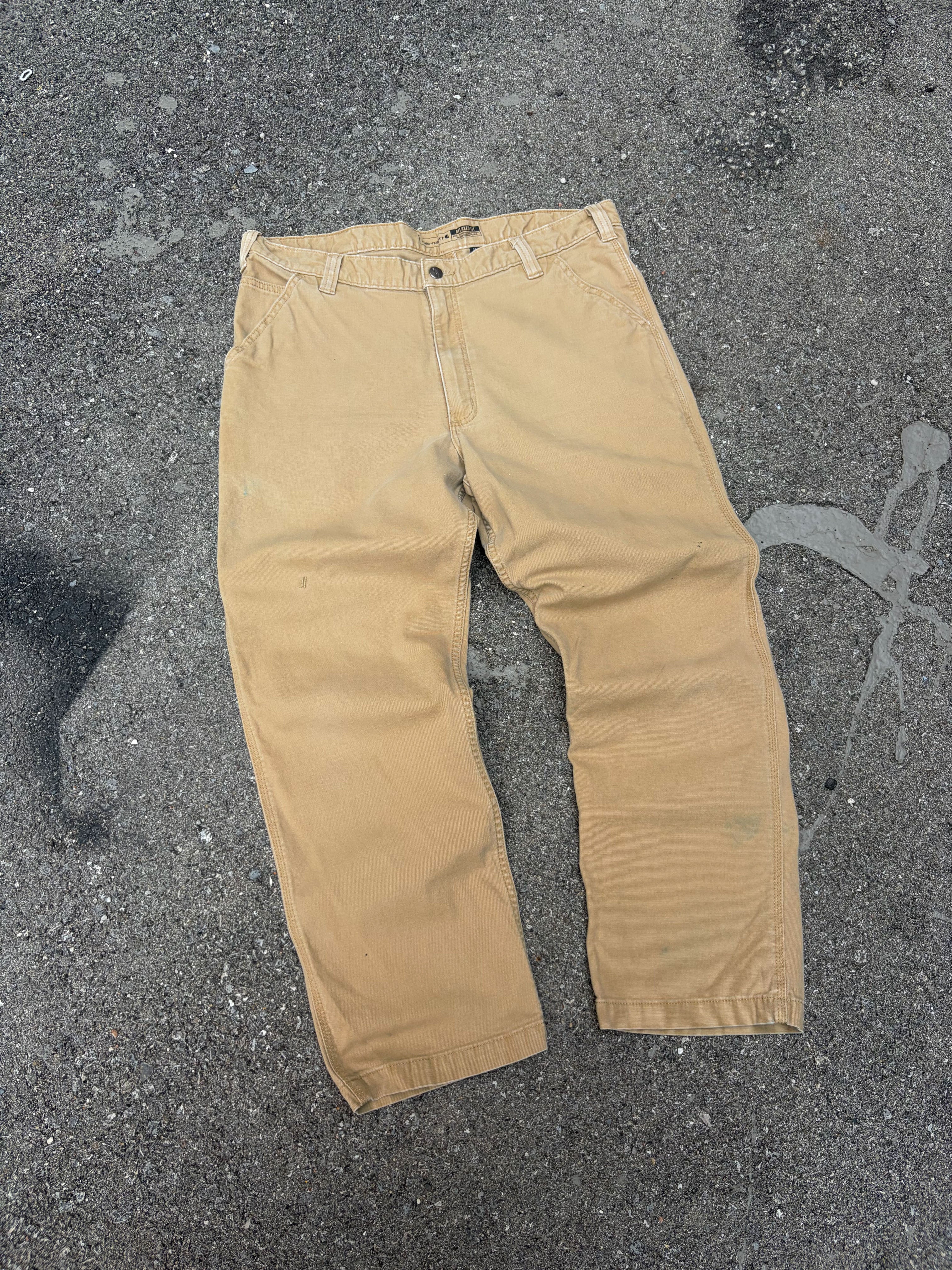 Vintage Carhartt Relaxed Fit Canvas Workwear Five Pocket Pants Size 36
