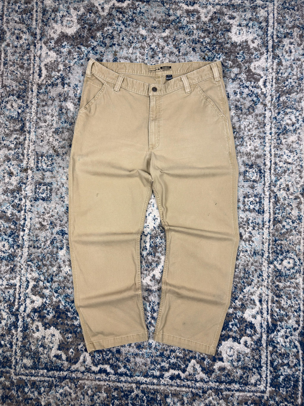 Vintage Carhartt Relaxed Fit Canvas Workwear Five Pocket Pants Size 36