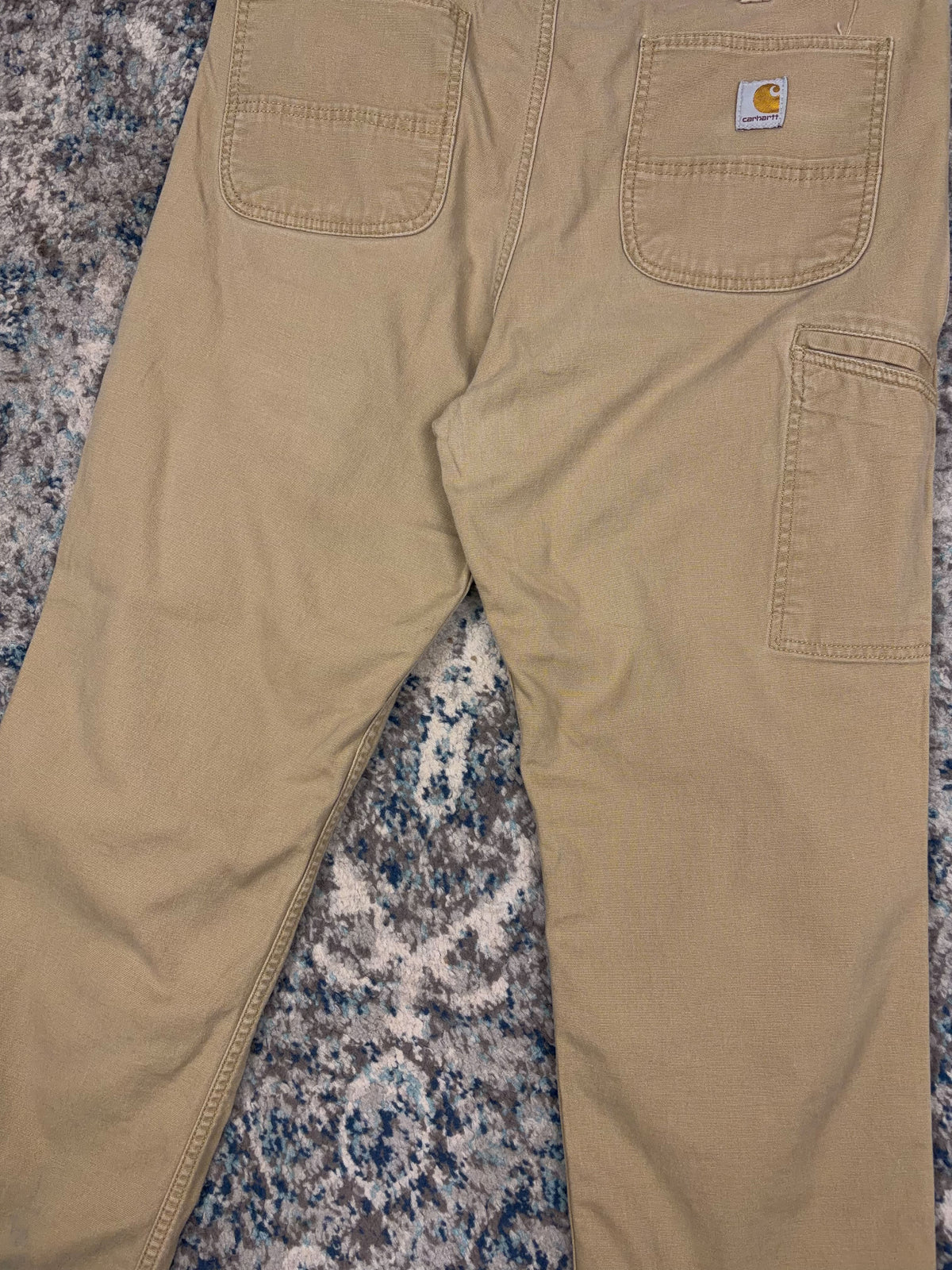 Vintage Carhartt Relaxed Fit Canvas Workwear Five Pocket Pants Size 36