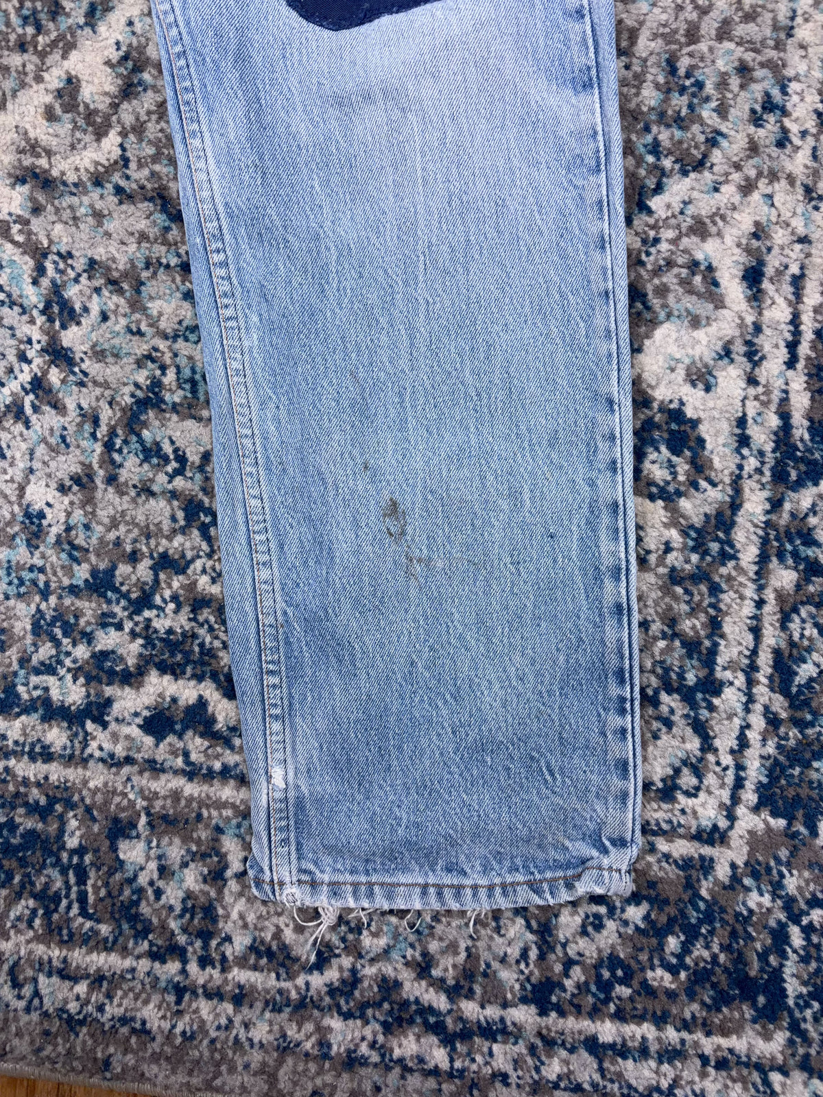 Vintage 90s Levis XX Button Fly Medium Wash Distressed Denim Pants Size 32