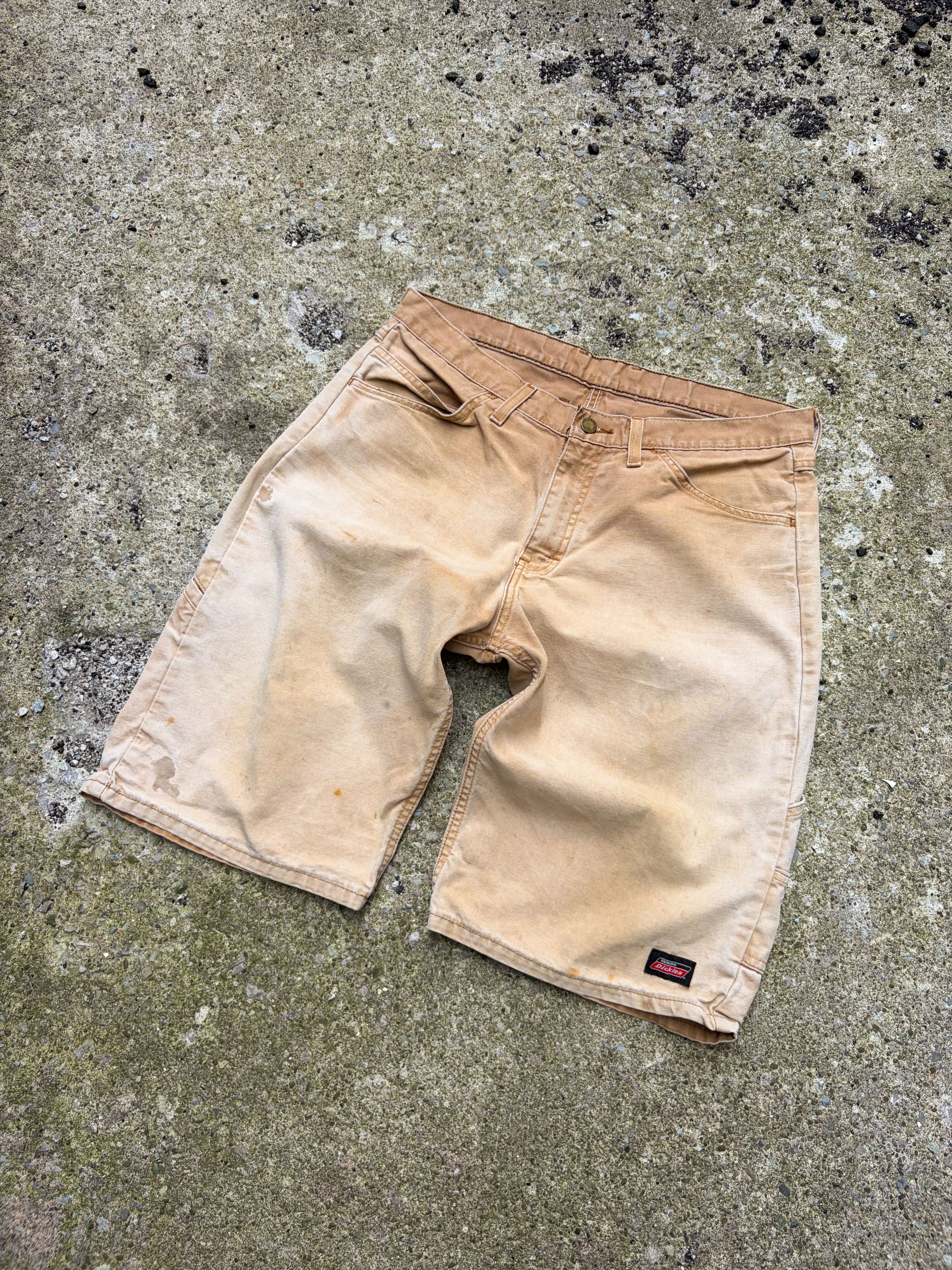 Vintage Dickies Canvas Workwear Five Pocket Shorts Size 34