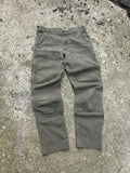 Vintage Carhartt Relaxed Fit Canvas Workwear Double Knee Carpenter Pants Size 31