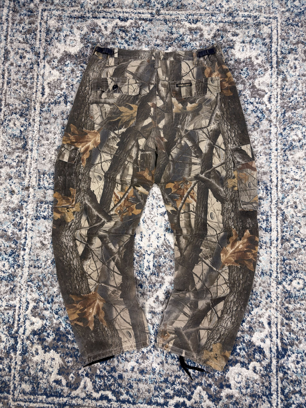Vintage Realtree Hardwoods Camo Hunting Cargo Pants Size 34