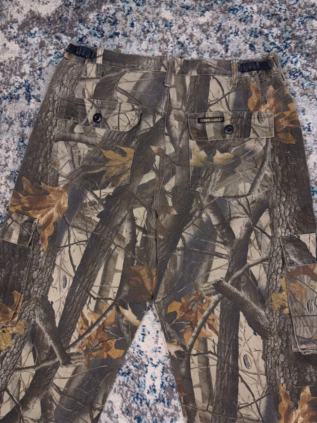 Vintage Realtree Hardwoods Camo Hunting Cargo Pants Size 34