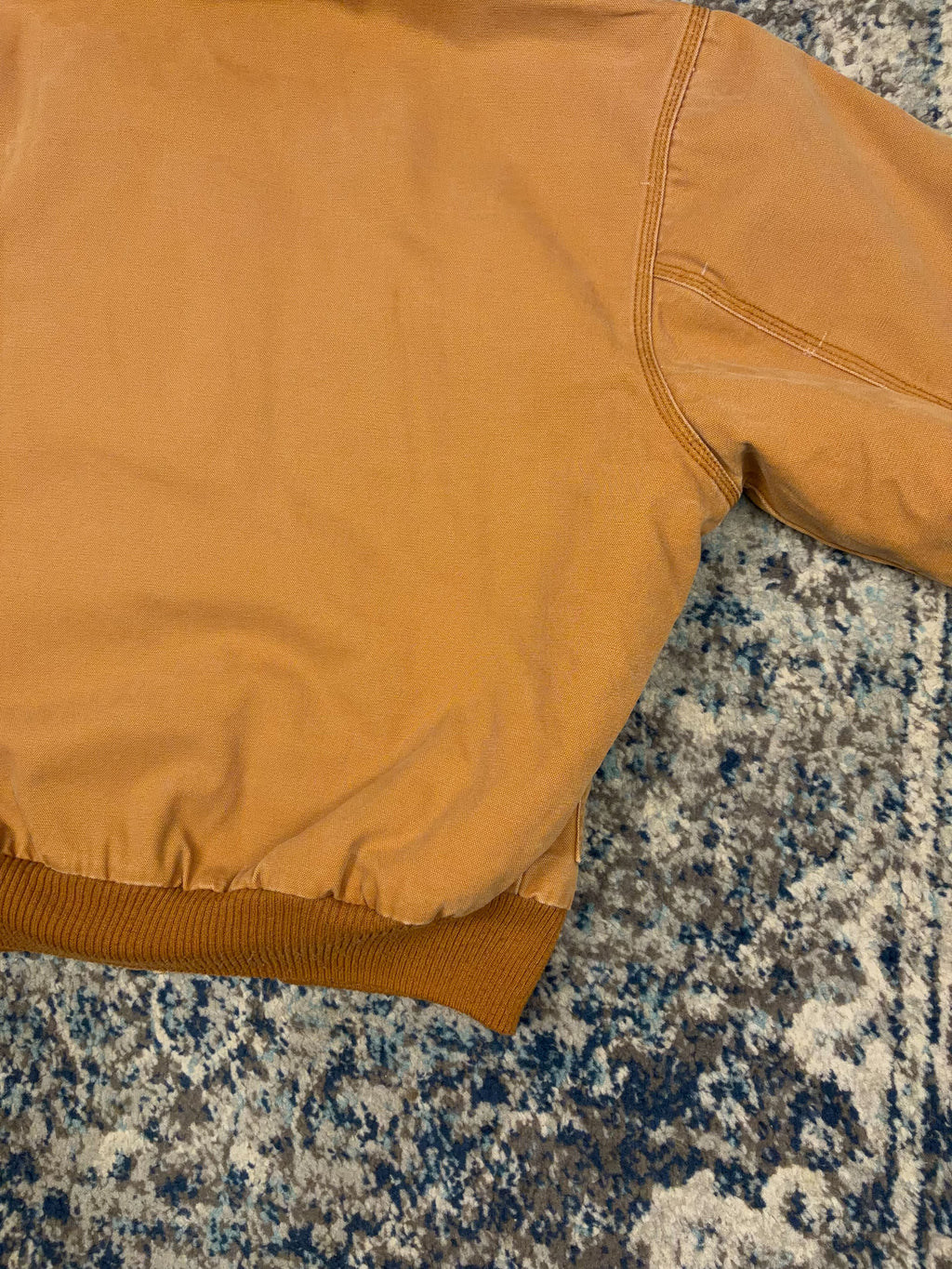 Vintage Walls Insulated Canvas Workwear Hooded Bomber Jacket Size XL
