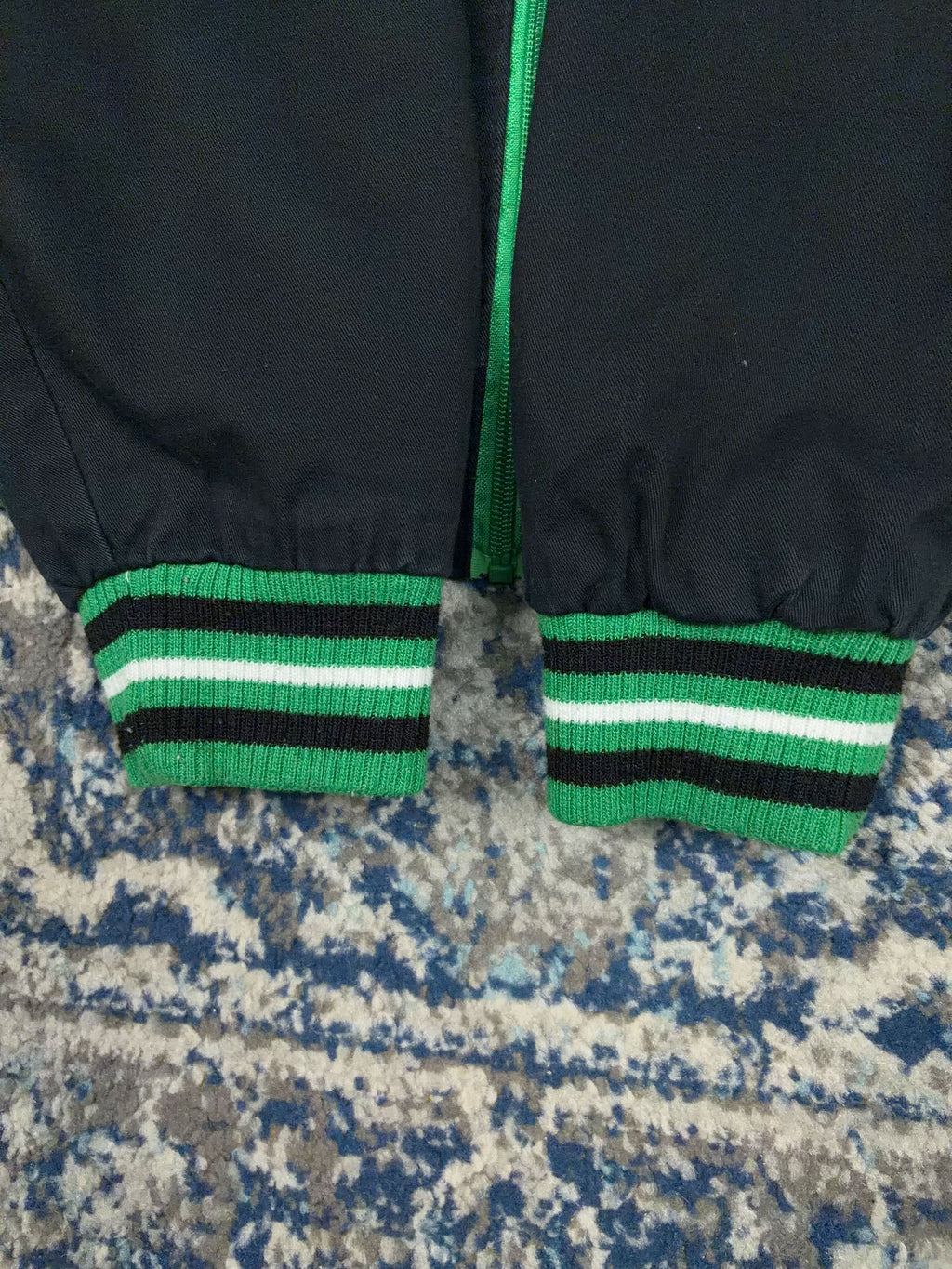 Boston Celtics NBA 17 Time Champions Embroidered Reversible Bomber Jacket Size Large