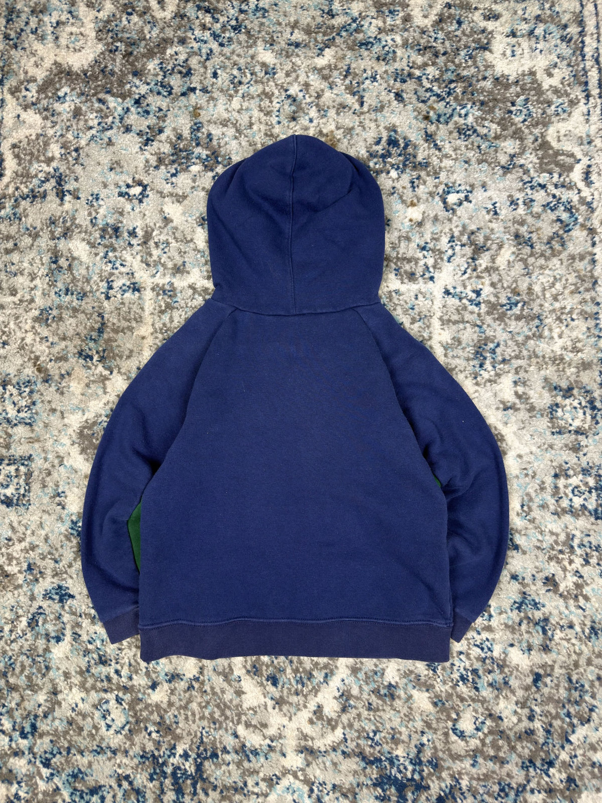 Vintage Nike Embroidered Script Spellout Hooded Sweatshirt Size YOUTH 7L