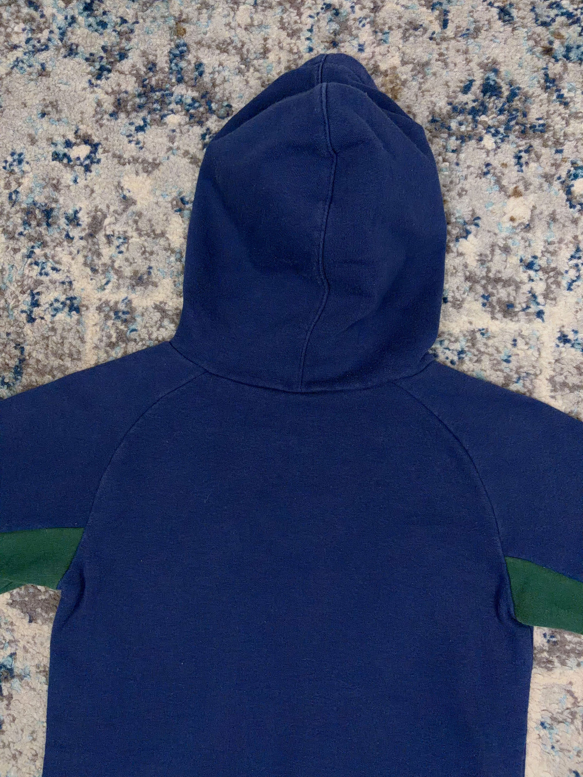 Vintage Nike Embroidered Script Spellout Hooded Sweatshirt Size YOUTH 7L