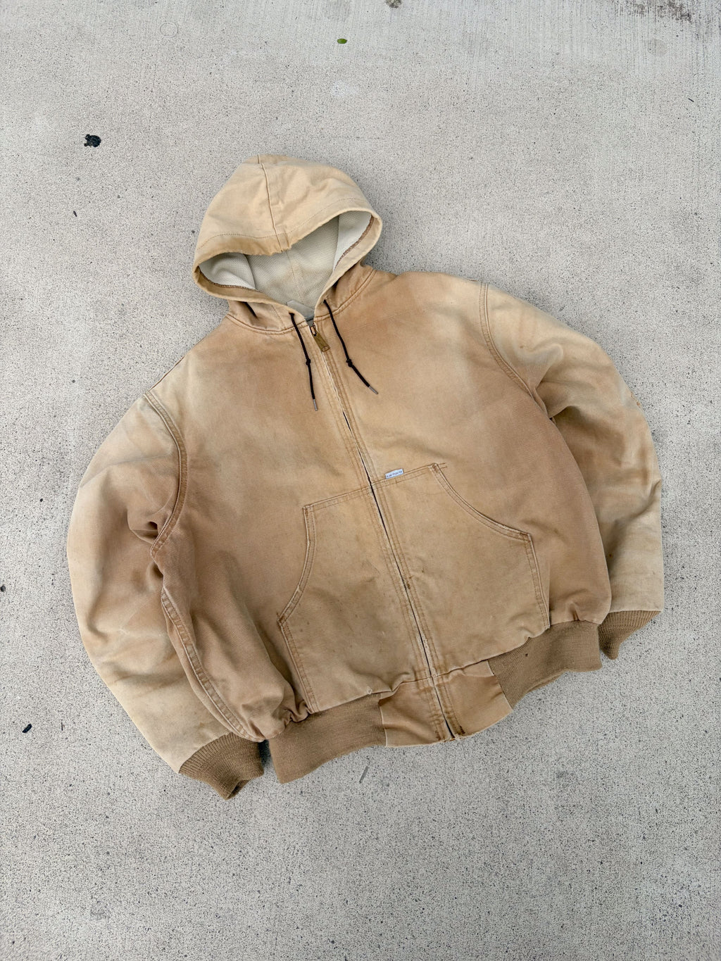 Vintage 1989 Carhartt Thermal Lined Workwear Active Jacket Size YOUTH Large