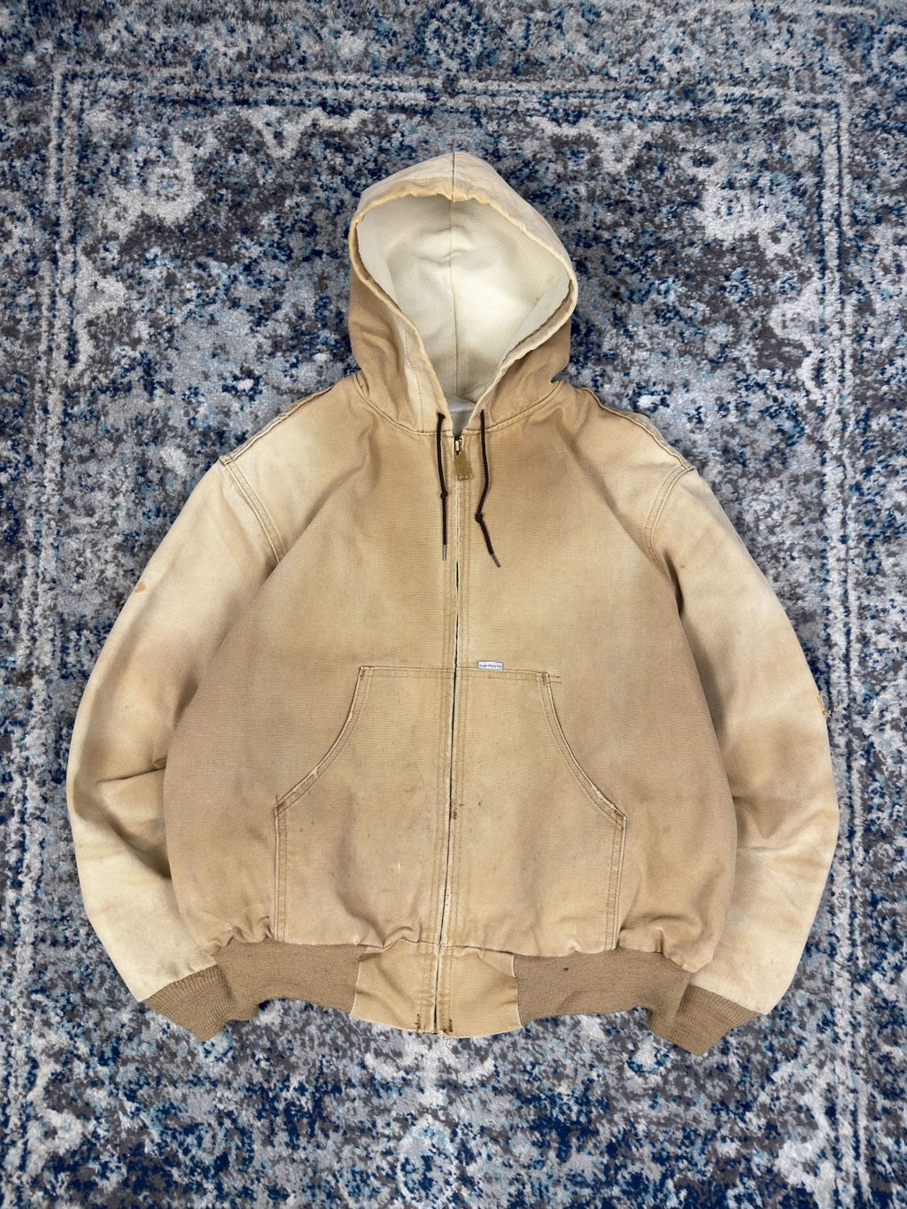 Vintage 1989 Carhartt Thermal Lined Workwear Active Jacket Size YOUTH Large