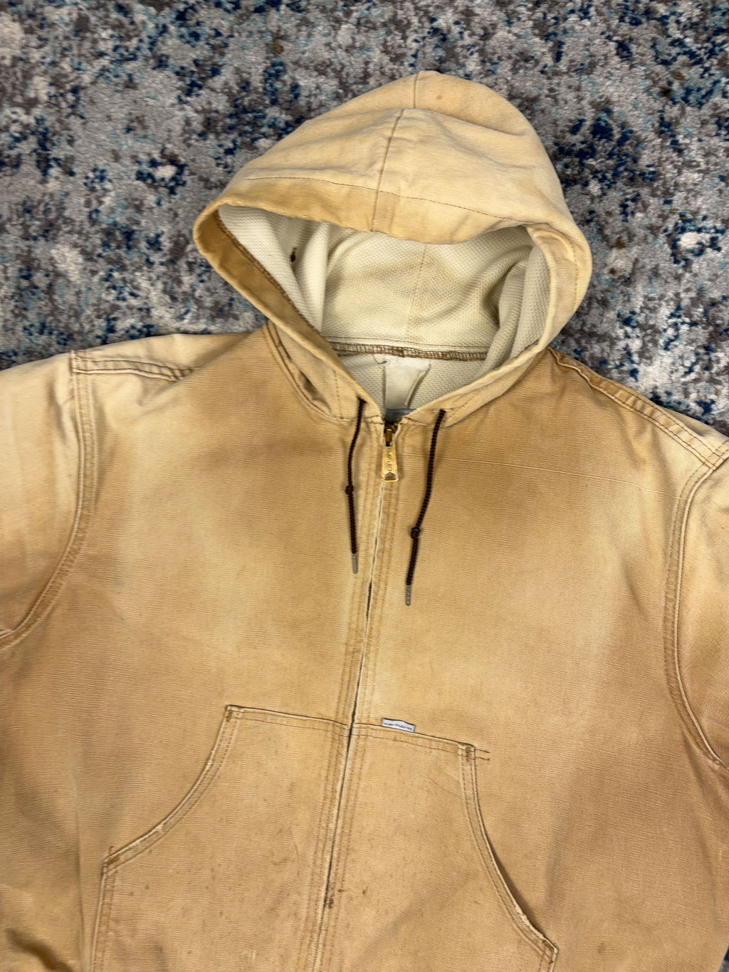 Vintage 1989 Carhartt Thermal Lined Workwear Active Jacket Size YOUTH Large