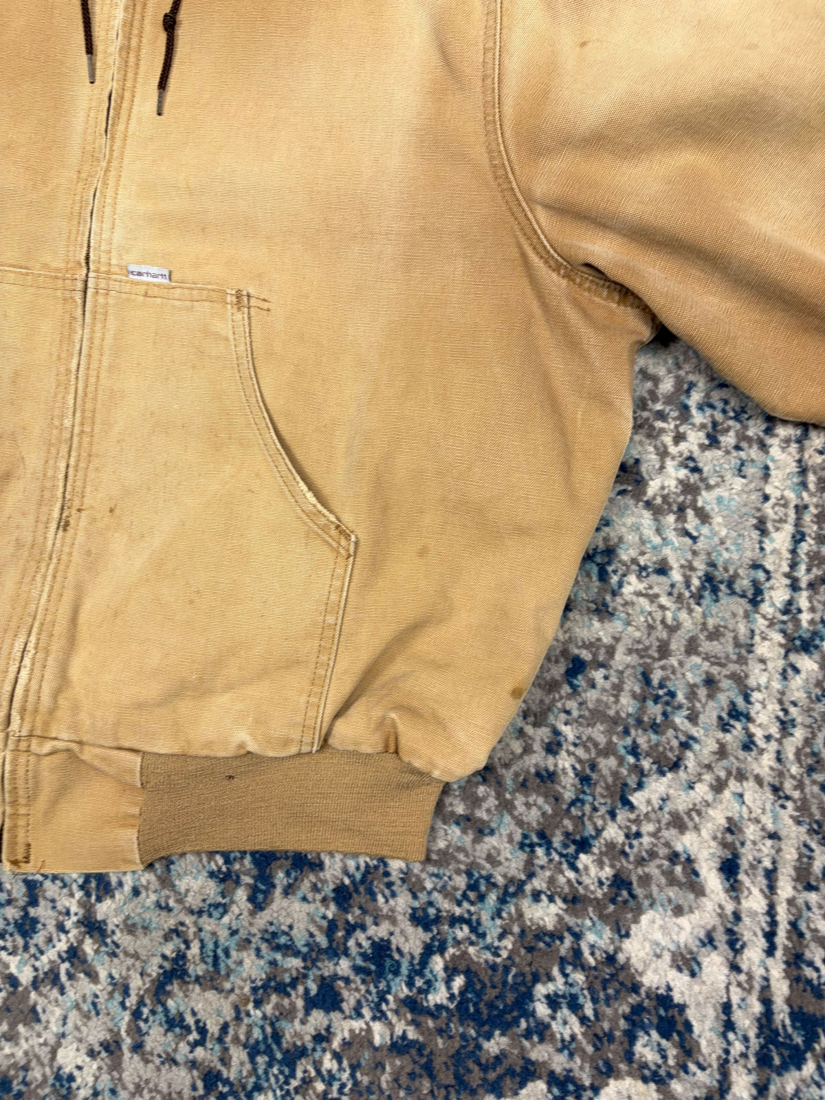 Vintage 1989 Carhartt Thermal Lined Workwear Active Jacket Size YOUTH Large