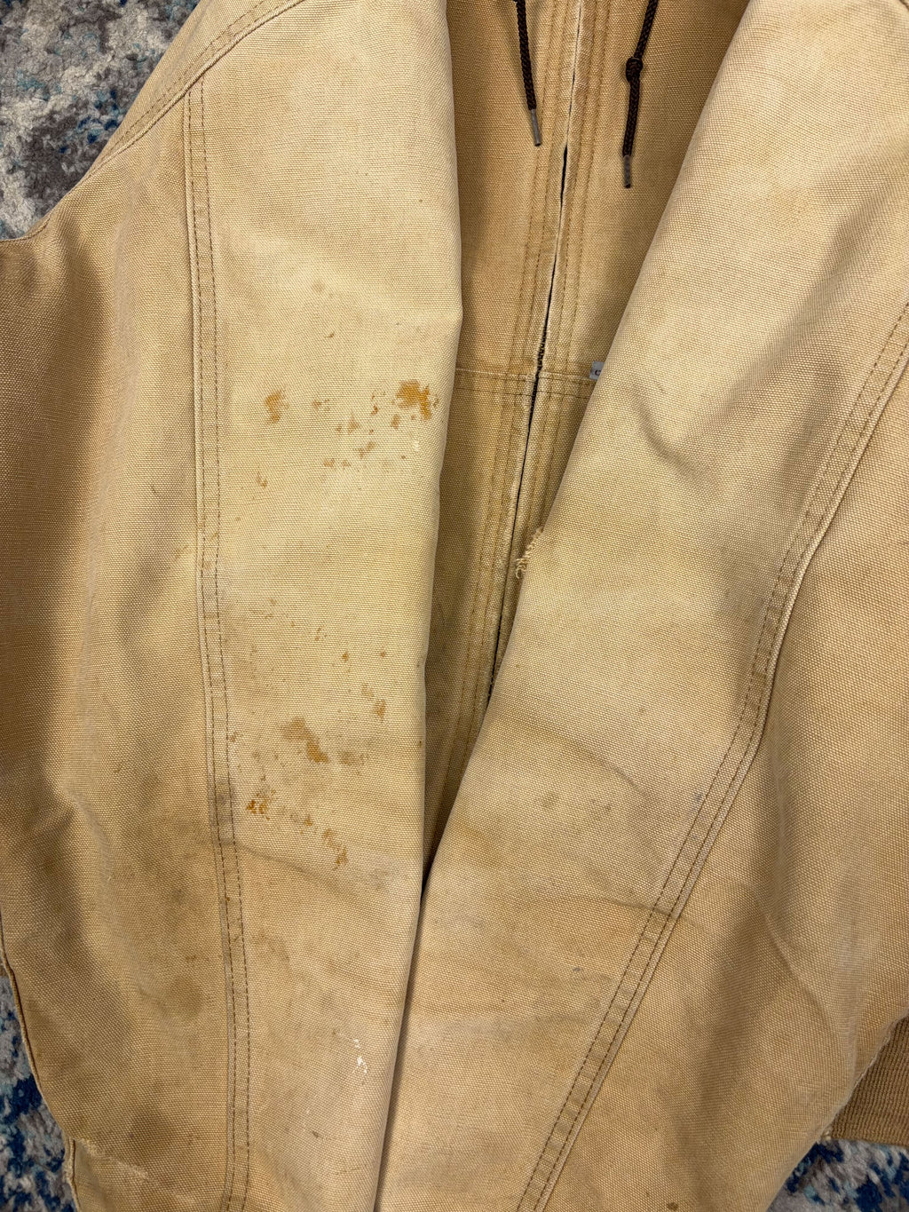 Vintage 1989 Carhartt Thermal Lined Workwear Active Jacket Size YOUTH Large