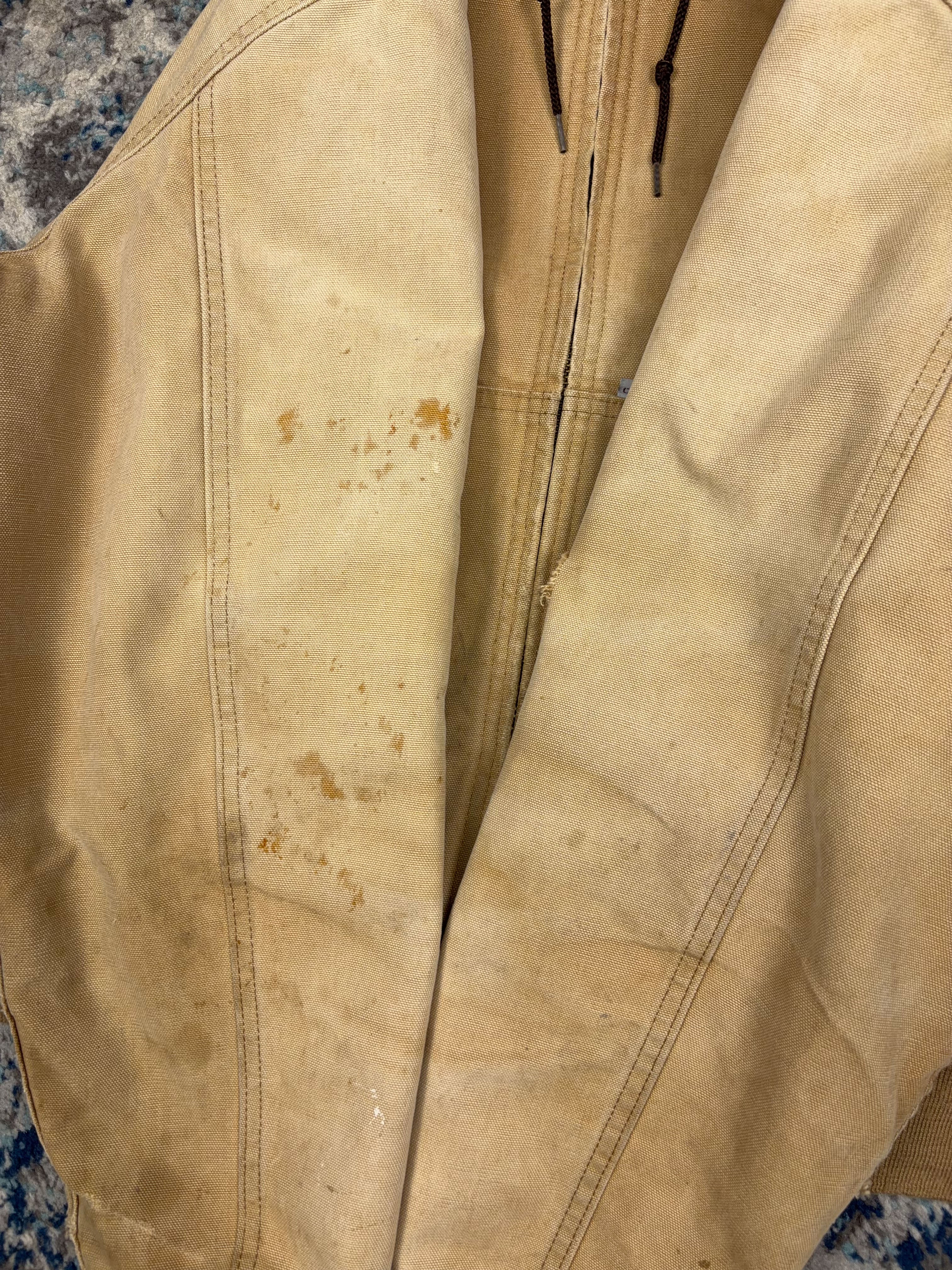 Vintage 1989 Carhartt Thermal Lined Workwear Active Jacket Size YOUTH Large