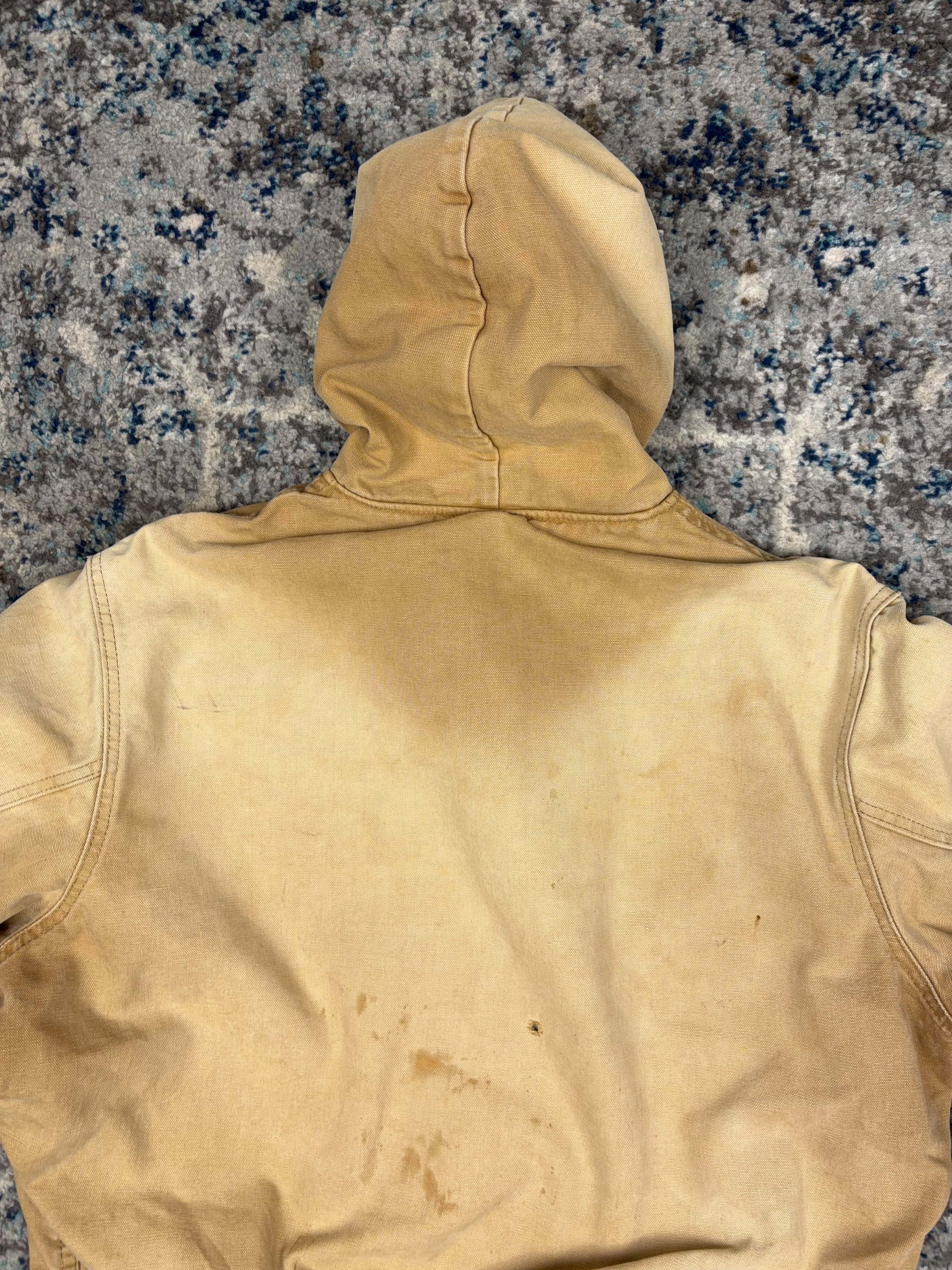 Vintage 1989 Carhartt Thermal Lined Workwear Active Jacket Size YOUTH Large