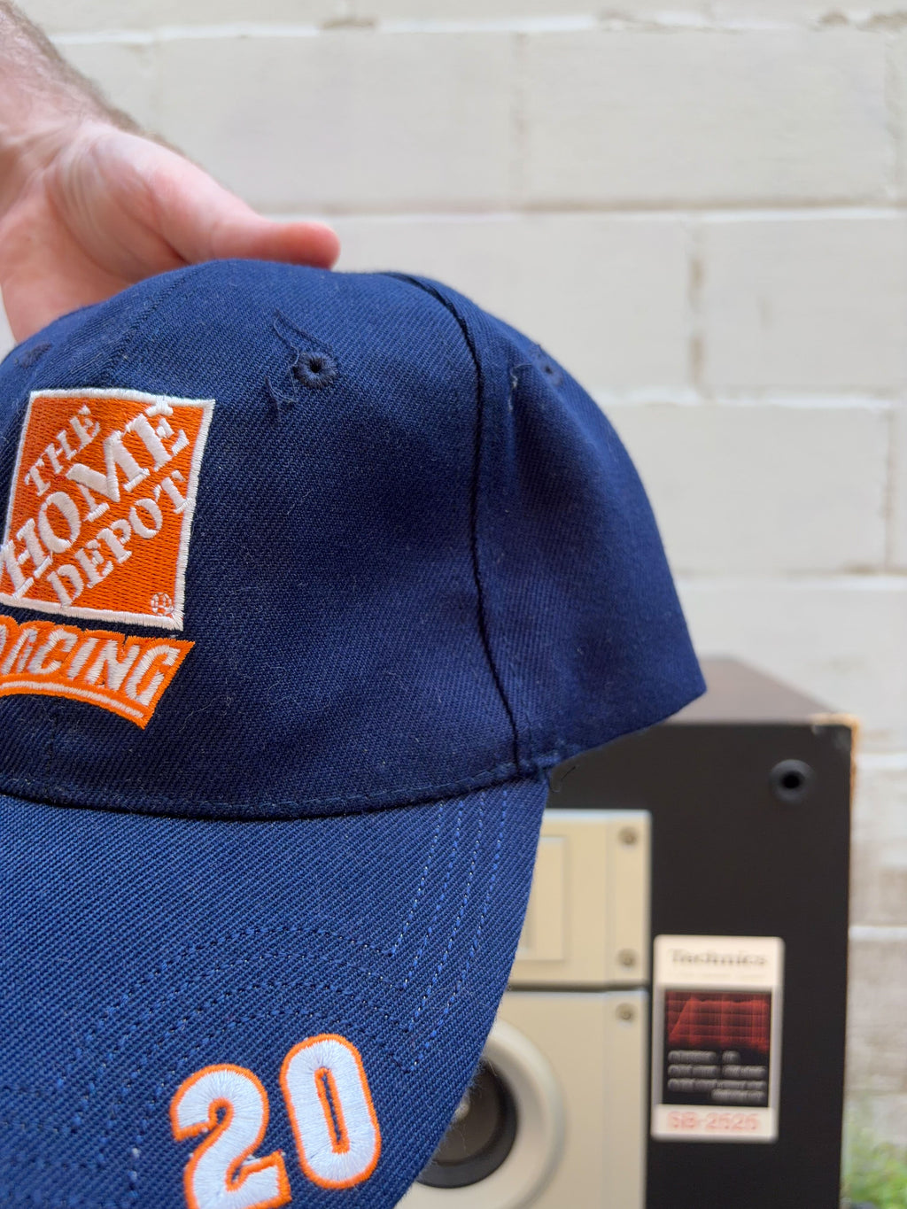 Vintage Tony Stewart #20 Nascar Home Depot Racing Strapback Hat OSFA