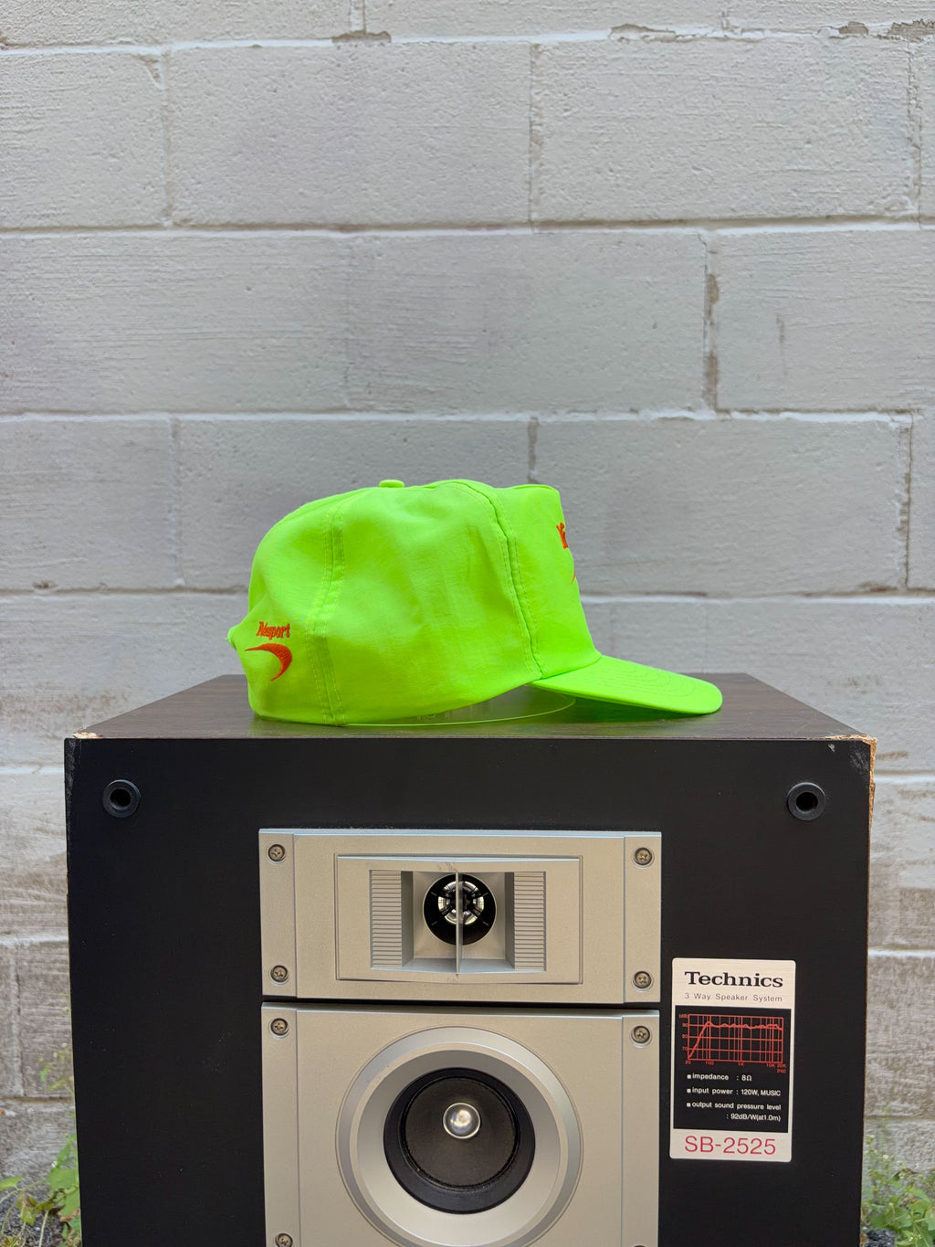 Vintage 90s Newport Logo Spellout Cigarette Promo Snapback Hat OSFA
