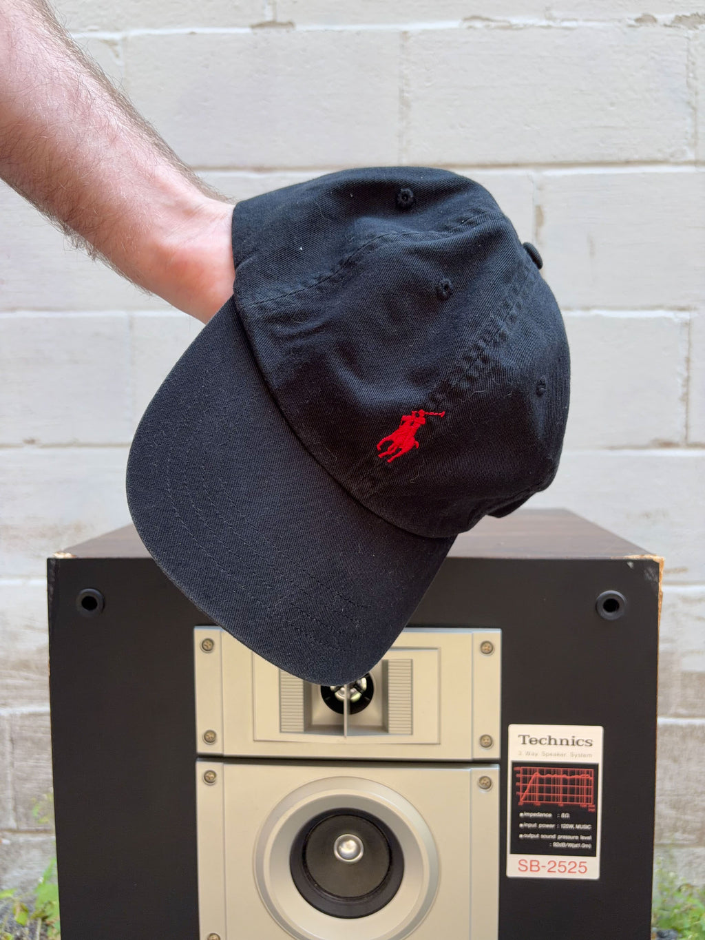 Vintage Polo Ralph Lauren Embroidered Pony Strapback Hat OSFA