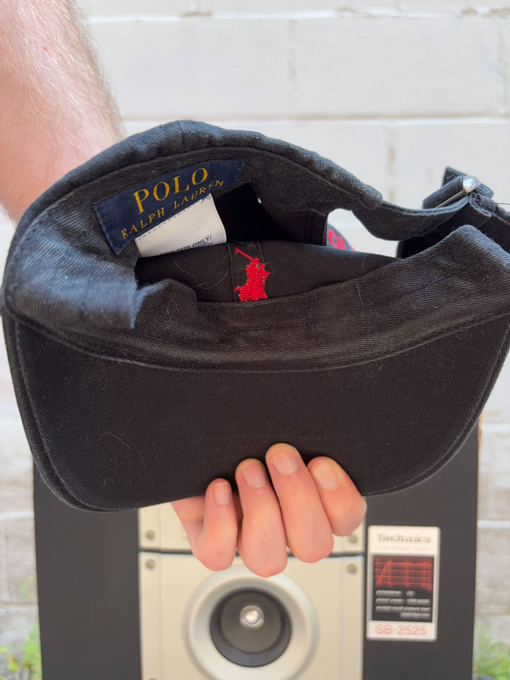 Vintage Polo Ralph Lauren Embroidered Pony Strapback Hat OSFA