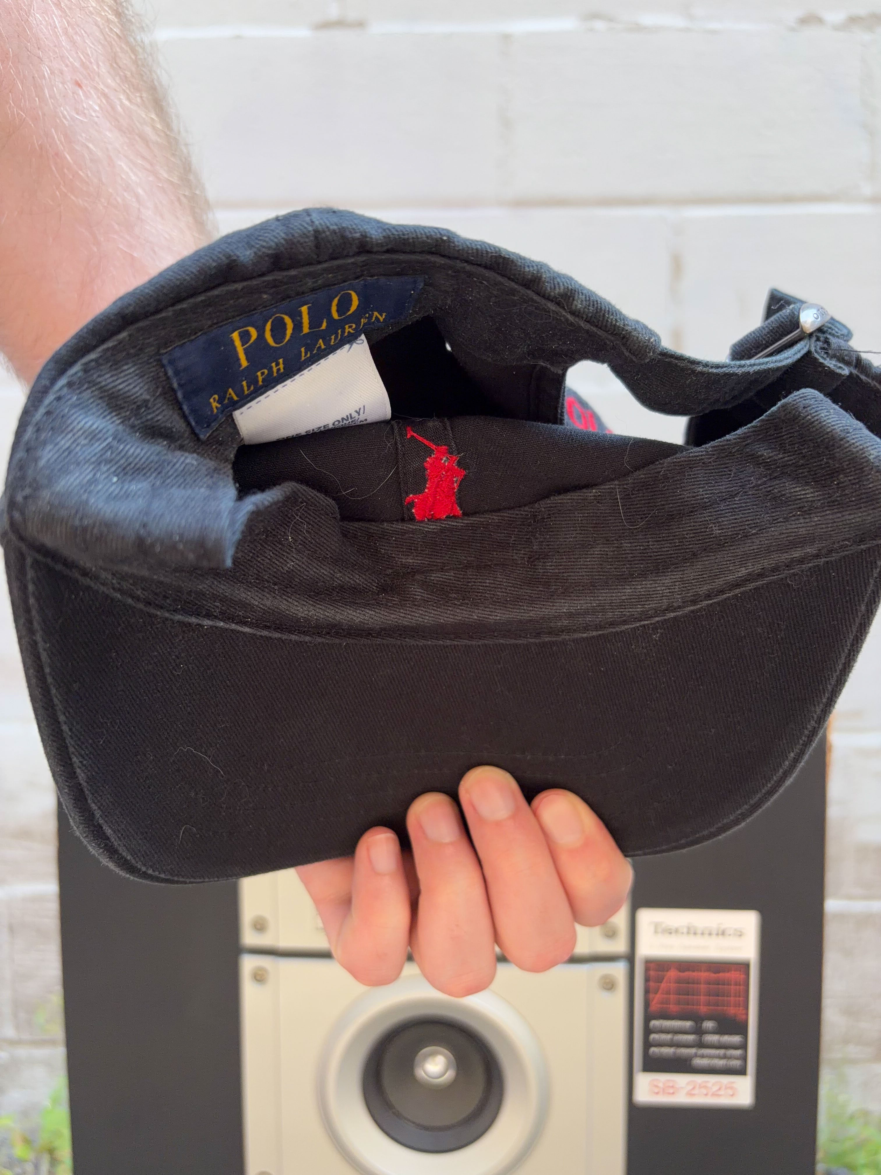 Vintage Polo Ralph Lauren Embroidered Pony Strapback Hat OSFA