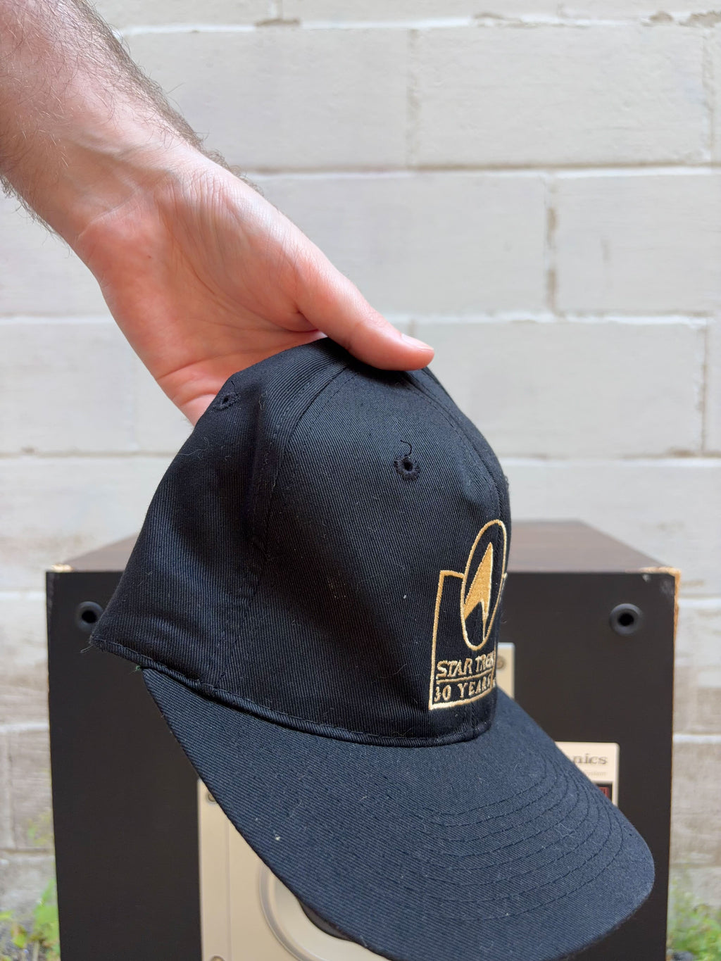 Vintage 1999 Star Trek 30 Years Embroidered TV Promo Snapback Hat OSFA