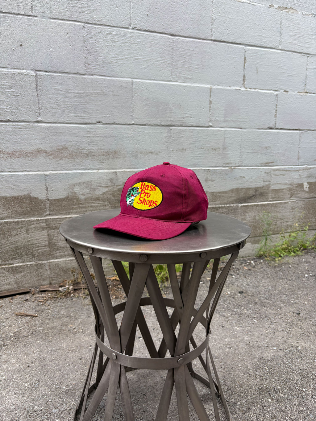 Vintage Bass Pro Shops Embroidered Logo Snapback Hat OSFA
